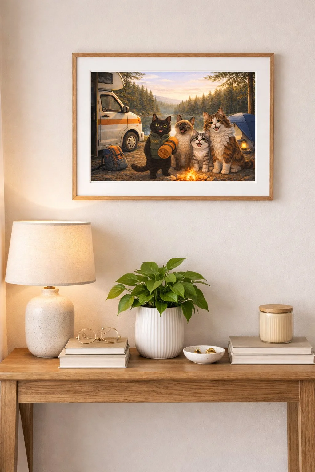 Camping with friends