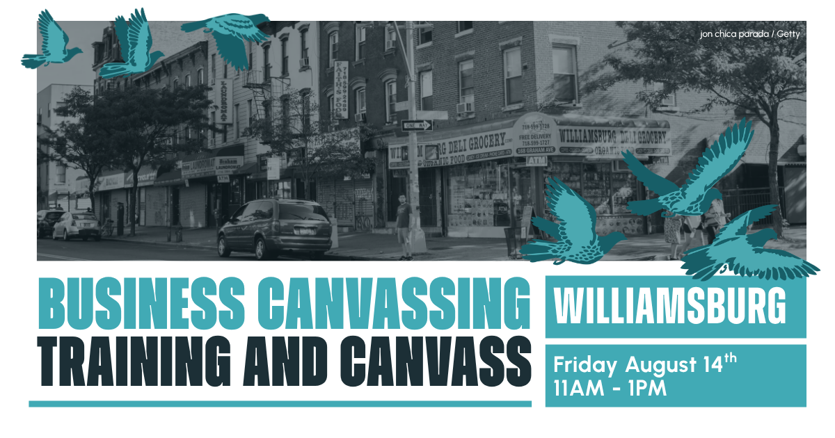 Business Canvassing in Williamsburg