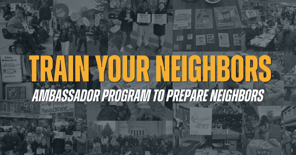 VIRTUAL Train Your Neighbors - Ambassador Program