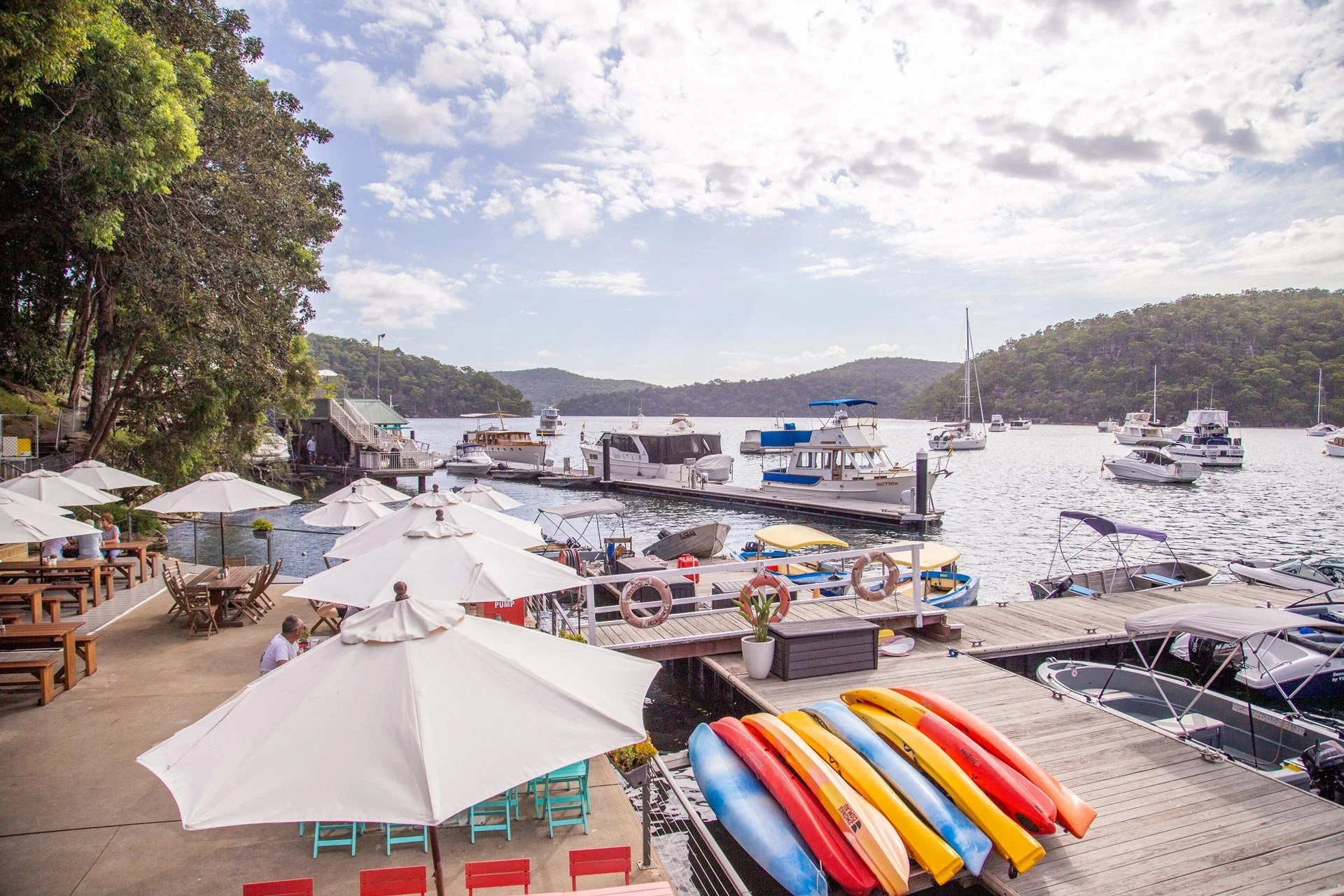 Cottage Point by boat: a waterside gathering place