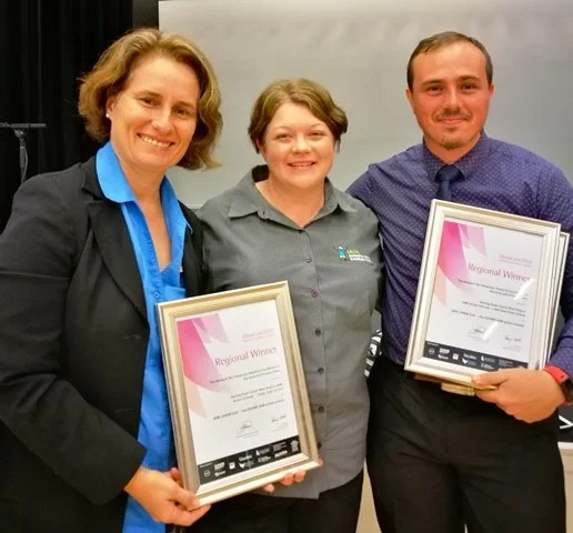 iAIM Team receive Regional Winner Award for iAIM 100KM Club - Showcase 2018 Award for Excellence in the Early and Primary Years.jpg
