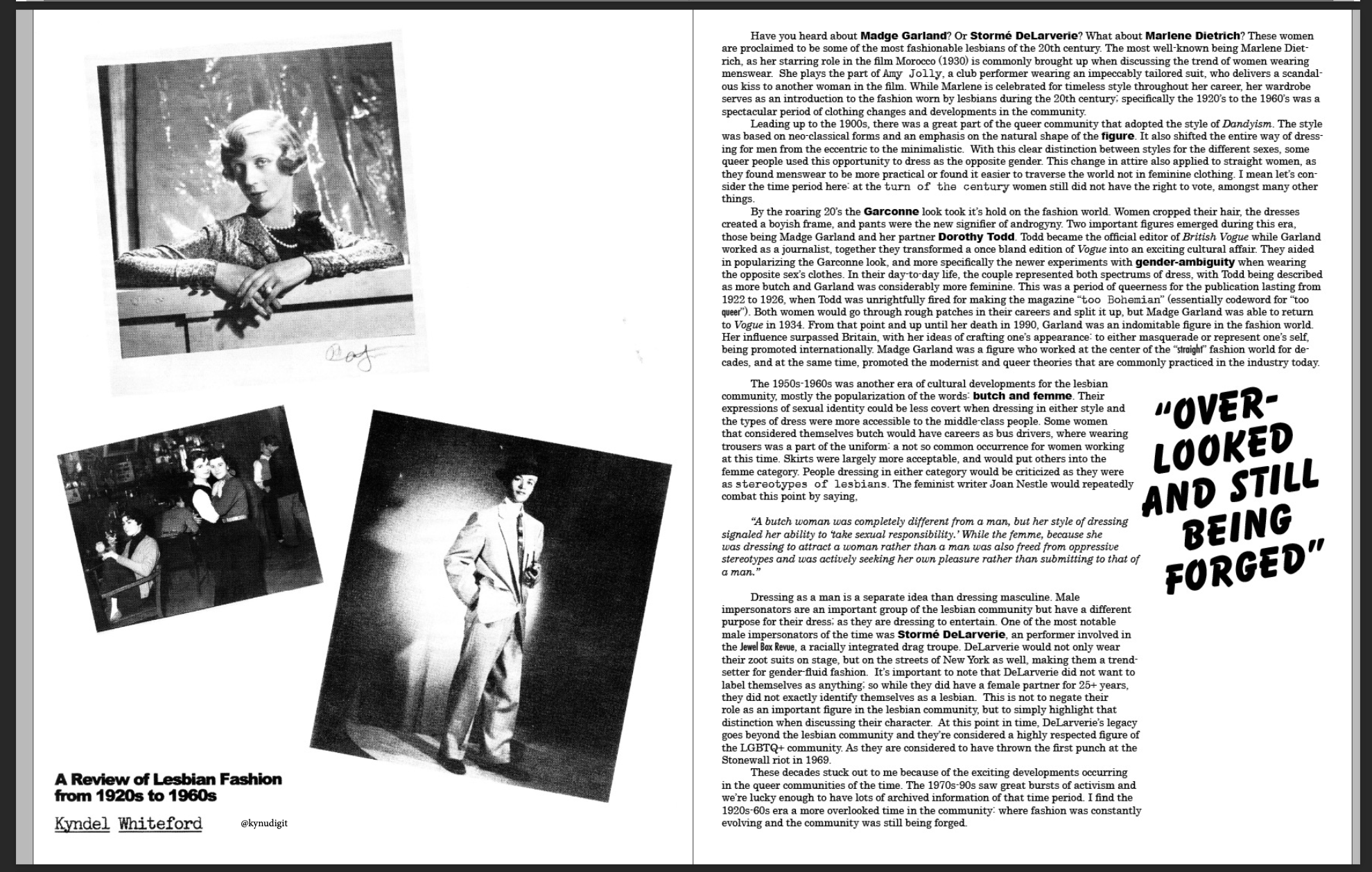 Article Featured in The Queer Voice: Vol. 1 - Published in 2024