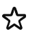 A star-shaped icon or design