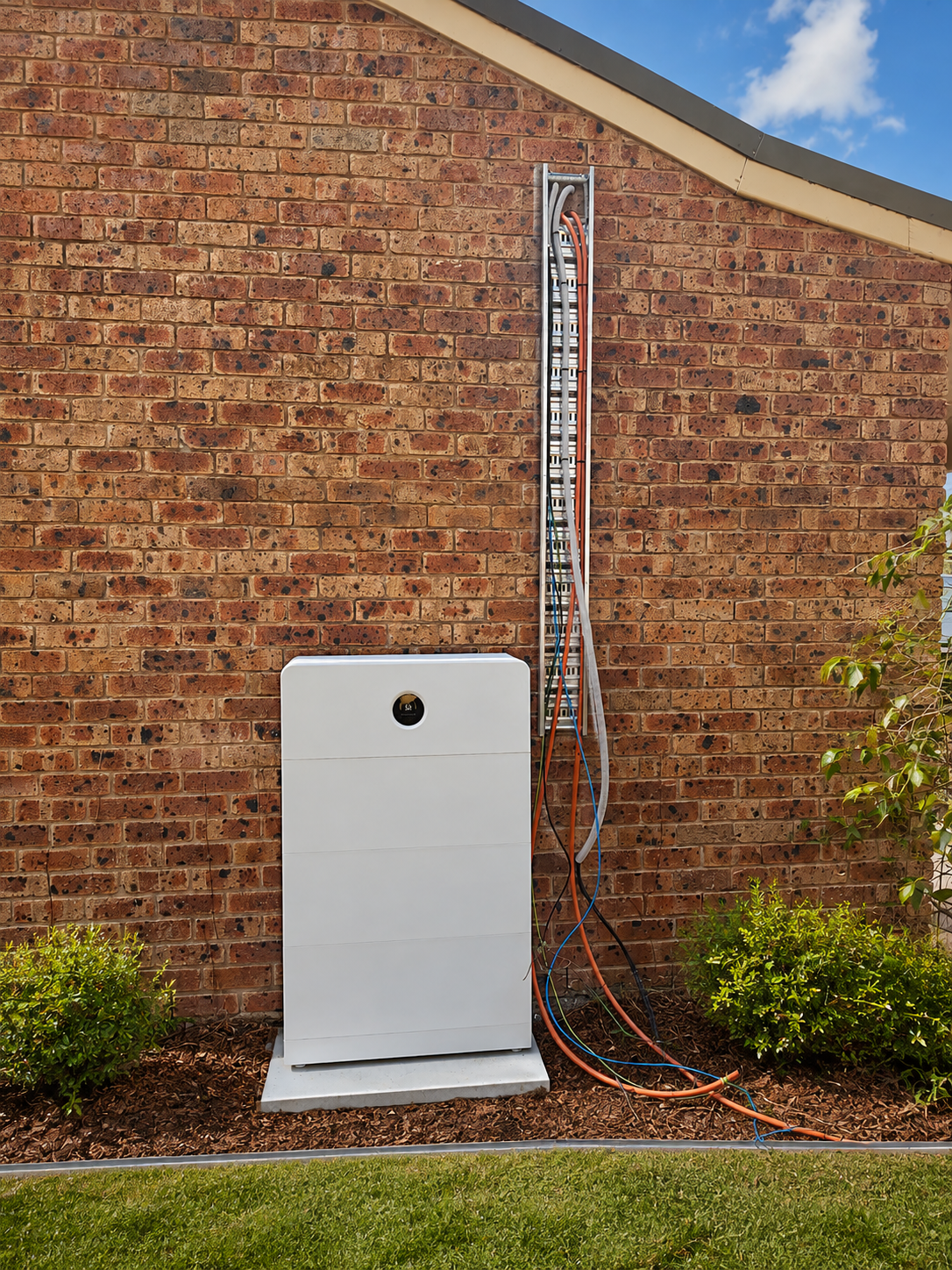 Battery installation in progress in Moruya