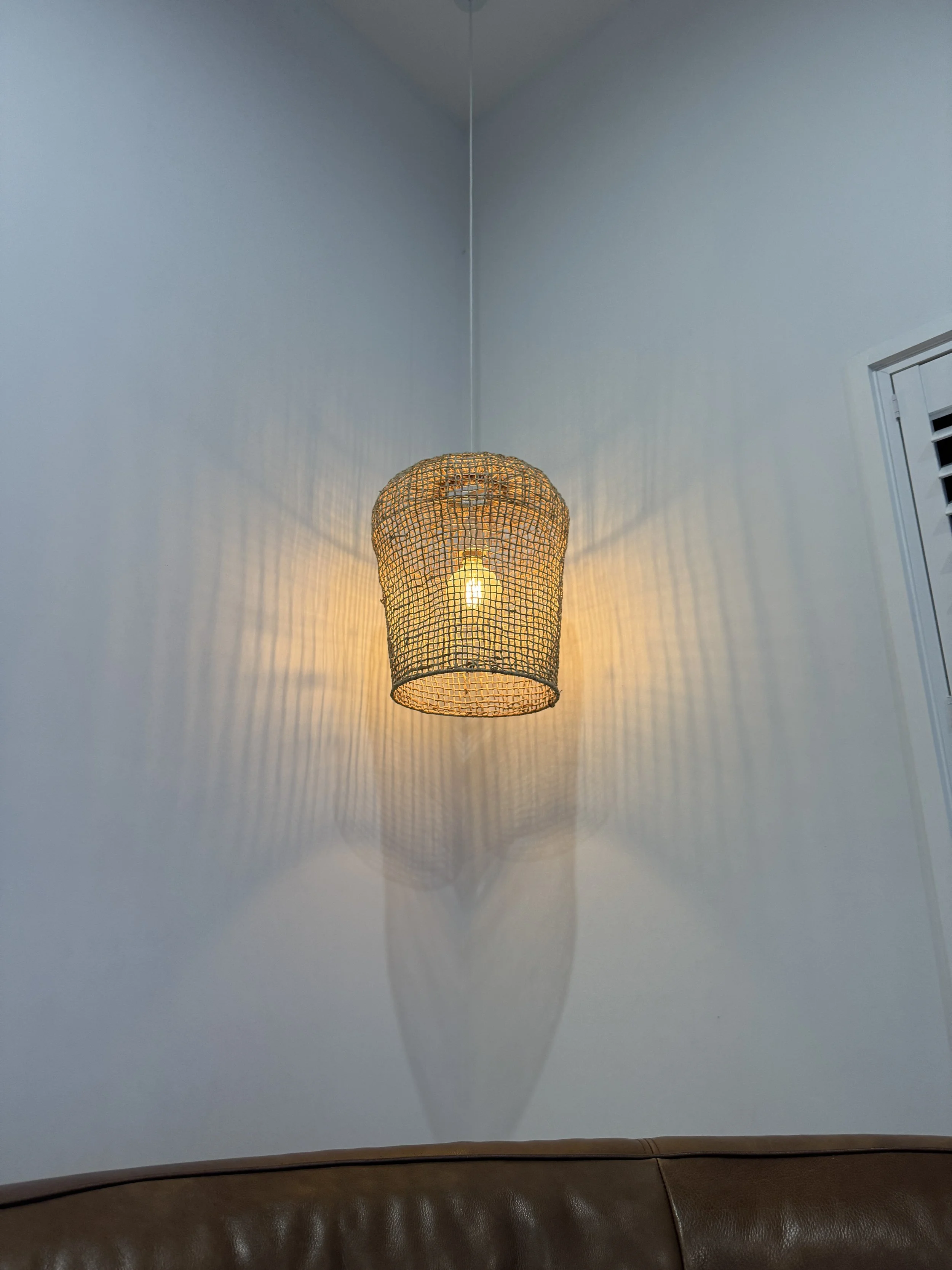 pendant handmade in living room  - Cowley Electrical installation