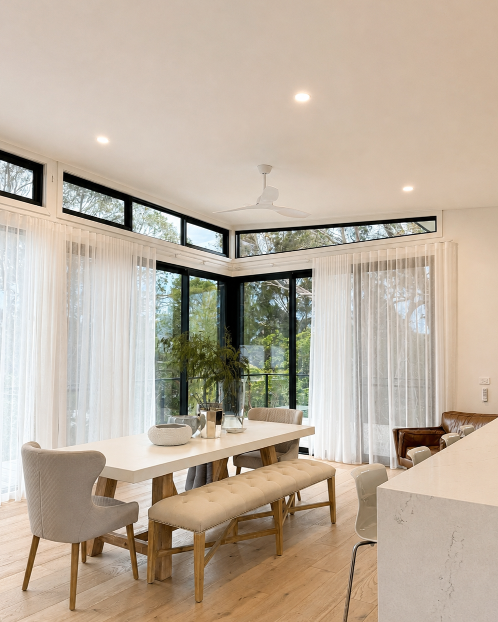 Photo of dining room at a Tim Law Builders new build in Mossy Point