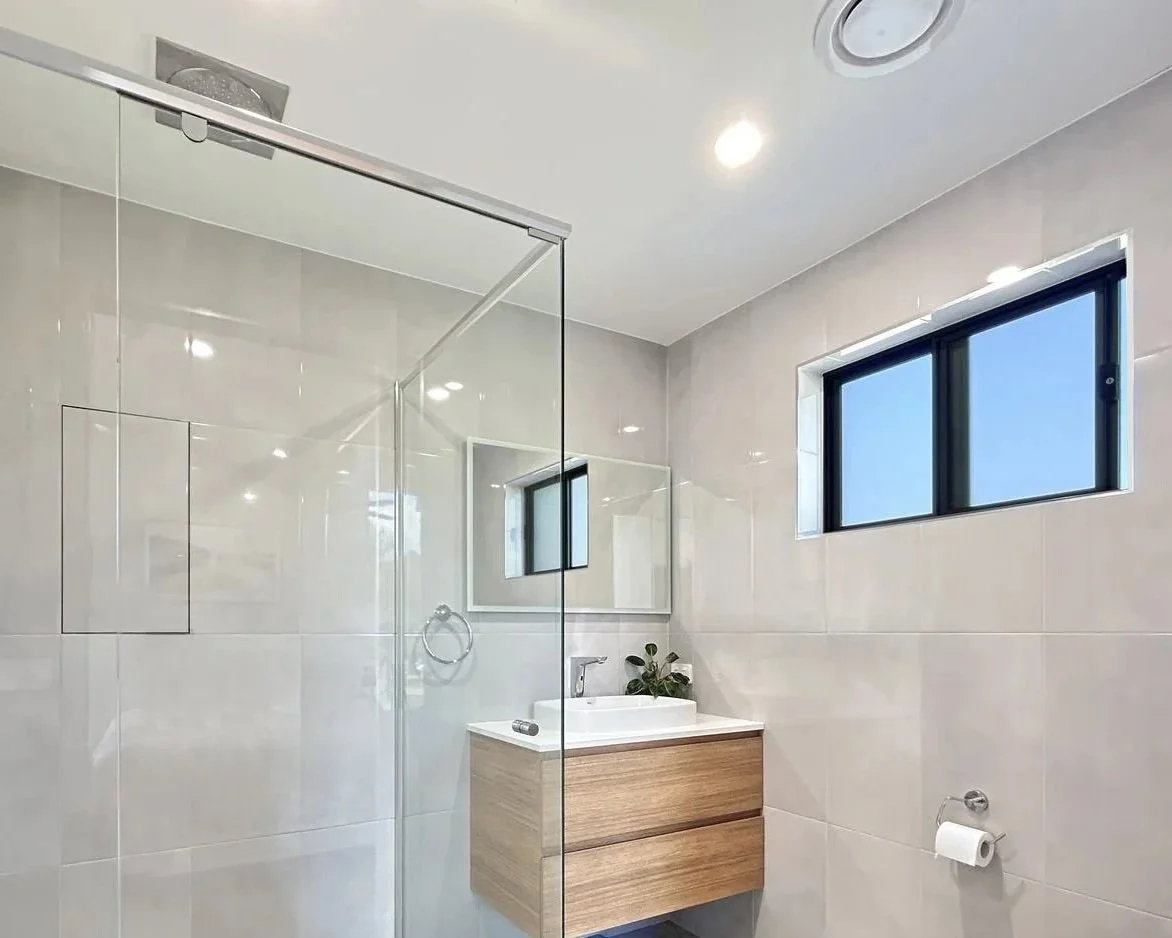 broulee ensuite smart bathroom - cowley electrical