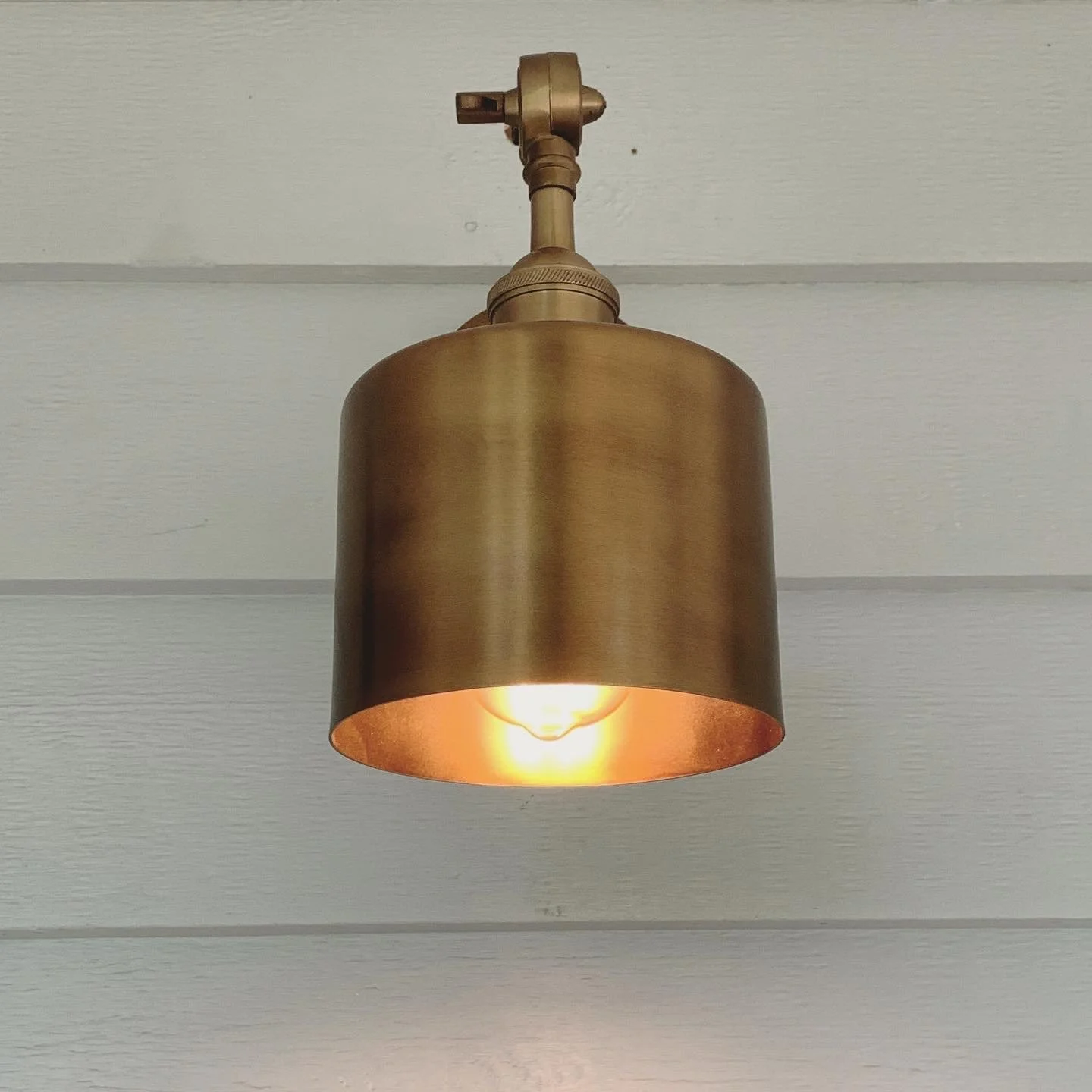 brass coastal farmhouse wall light  - Cowley Electrical installation