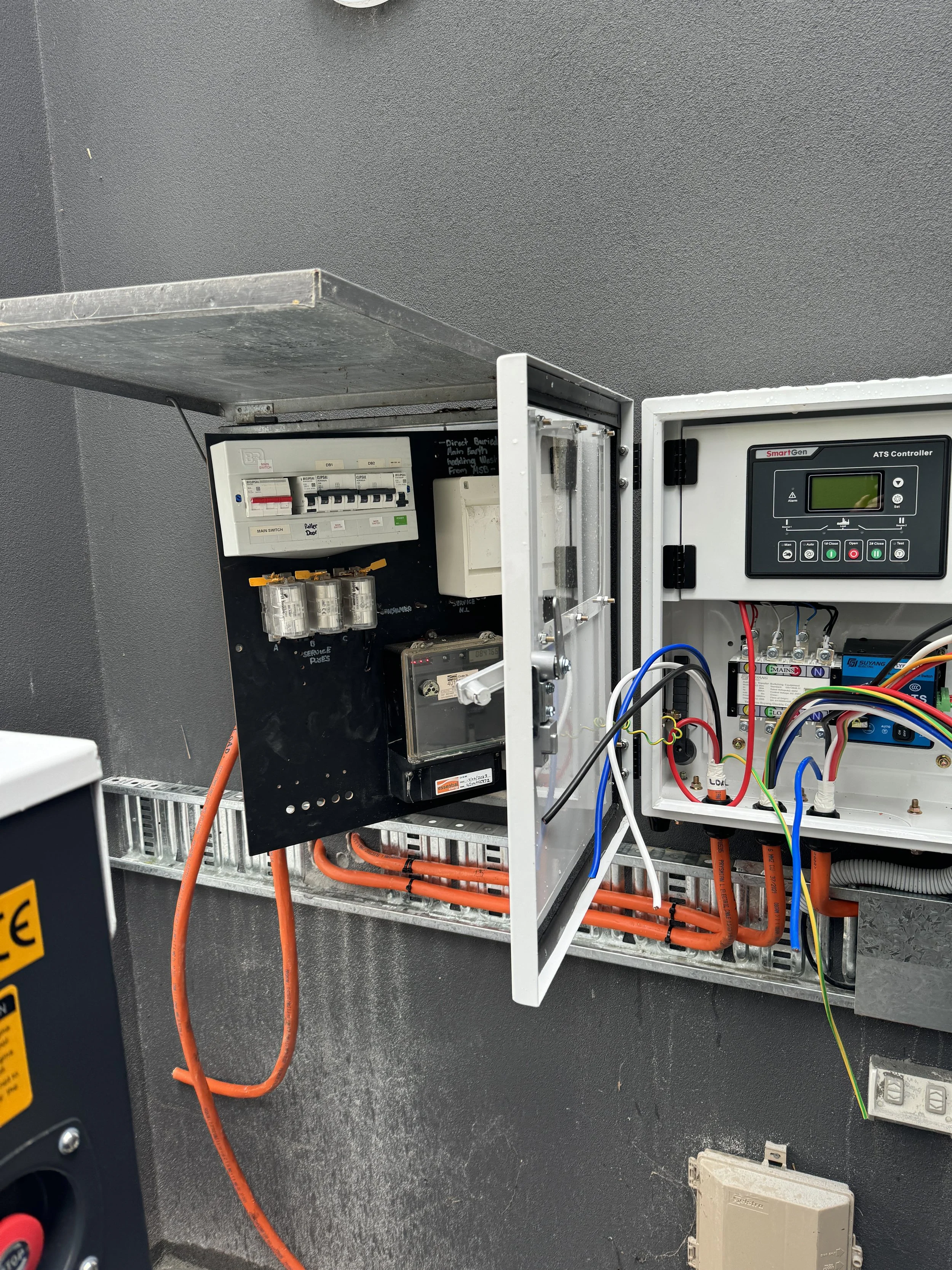 switchboard in progress  - Cowley Electrical
