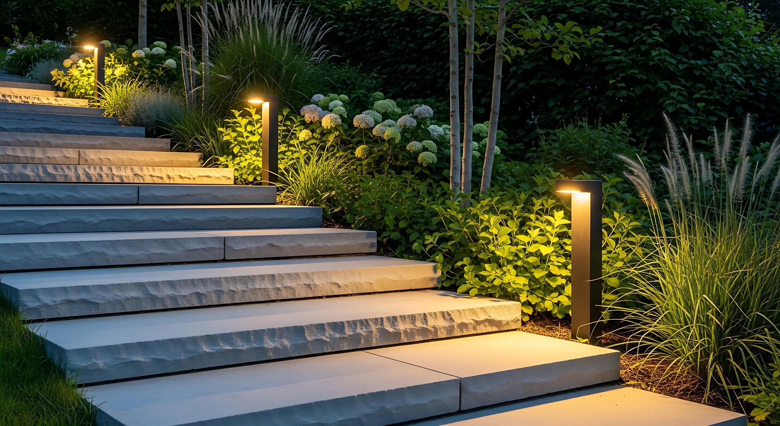 Outdoor garden and pathway lighting