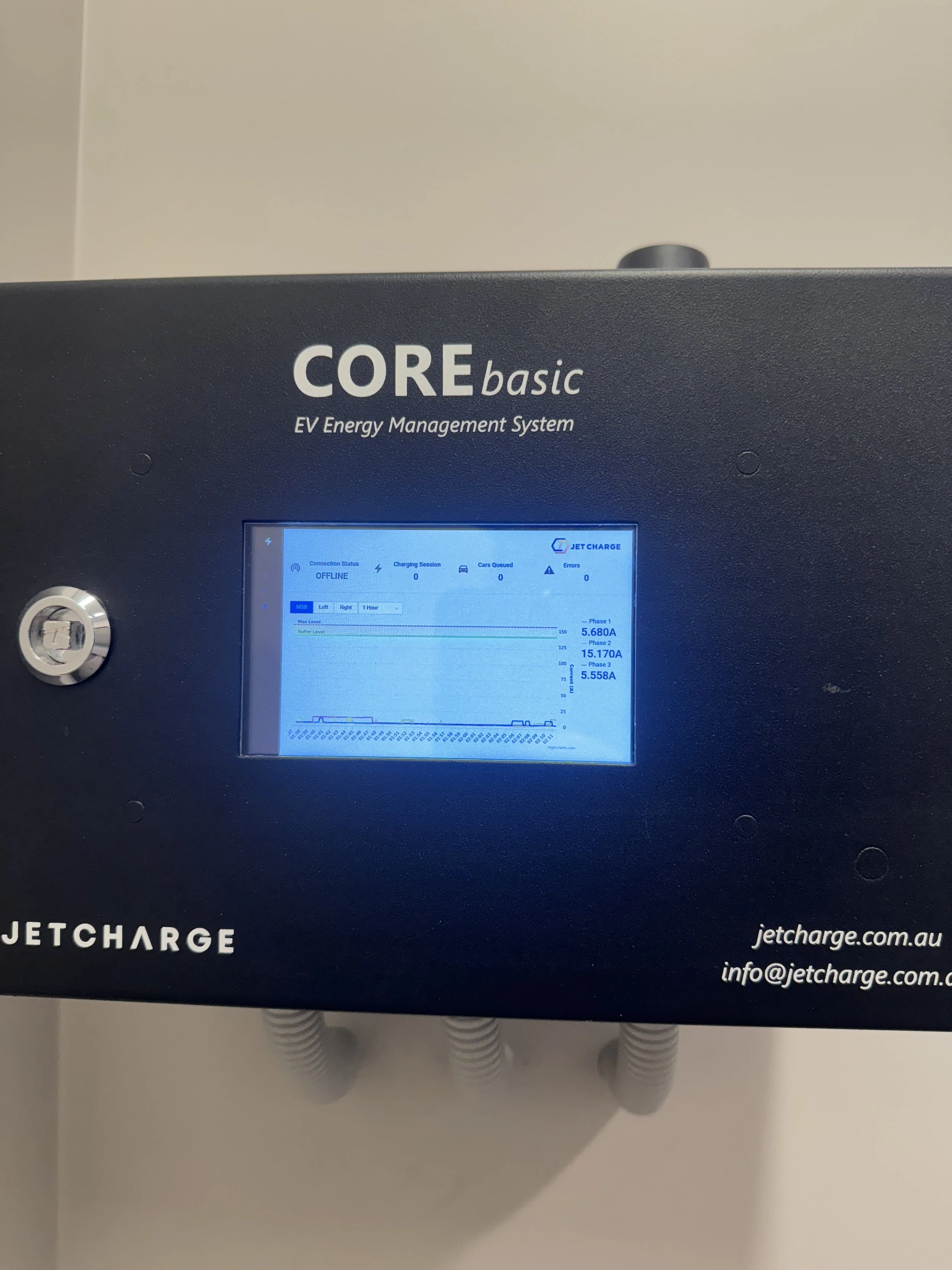 JetCharge Core Basic EV Charger installed in Batemans Bay