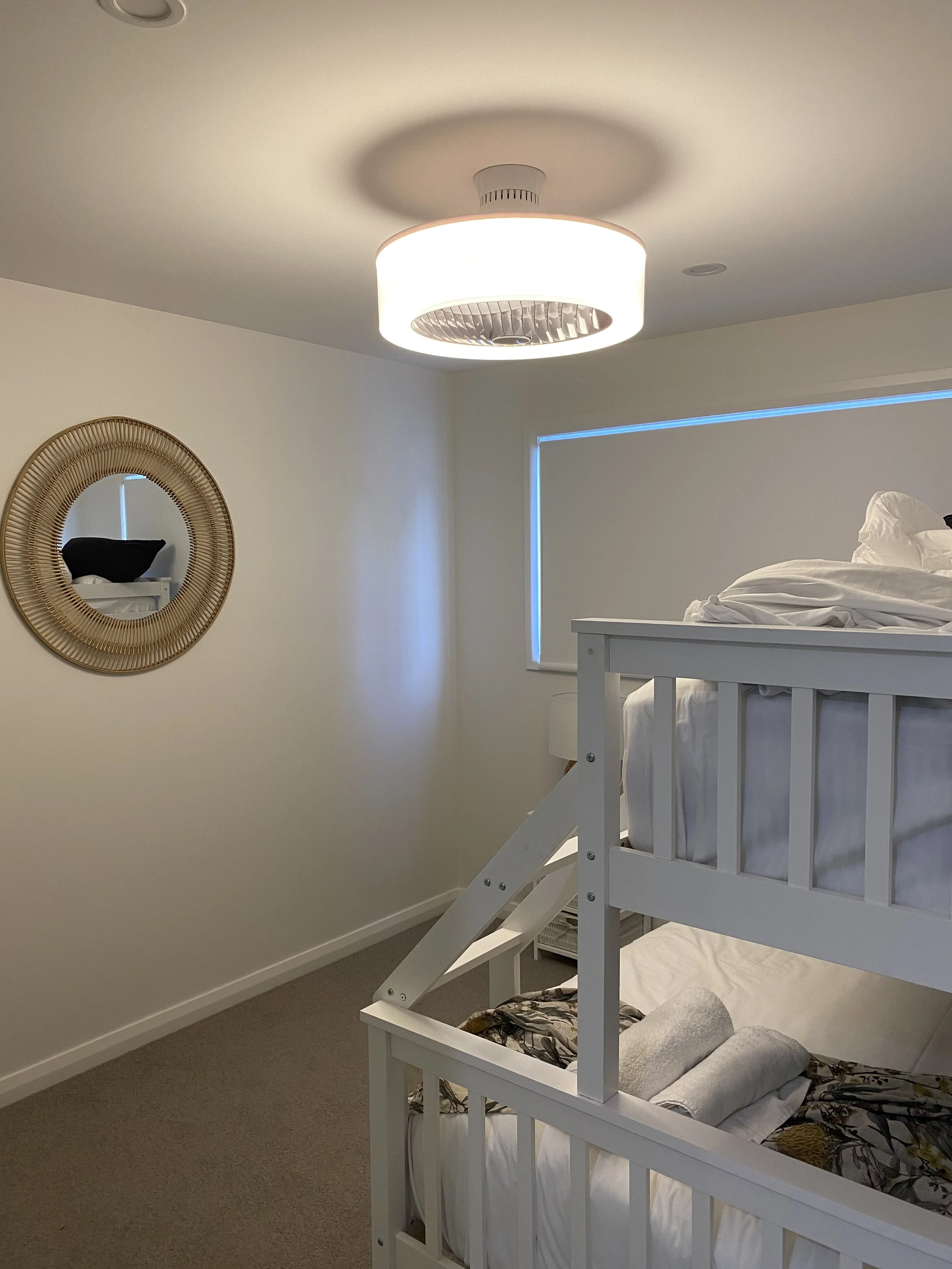 bedroom light and fan  - Cowley Electrical installation