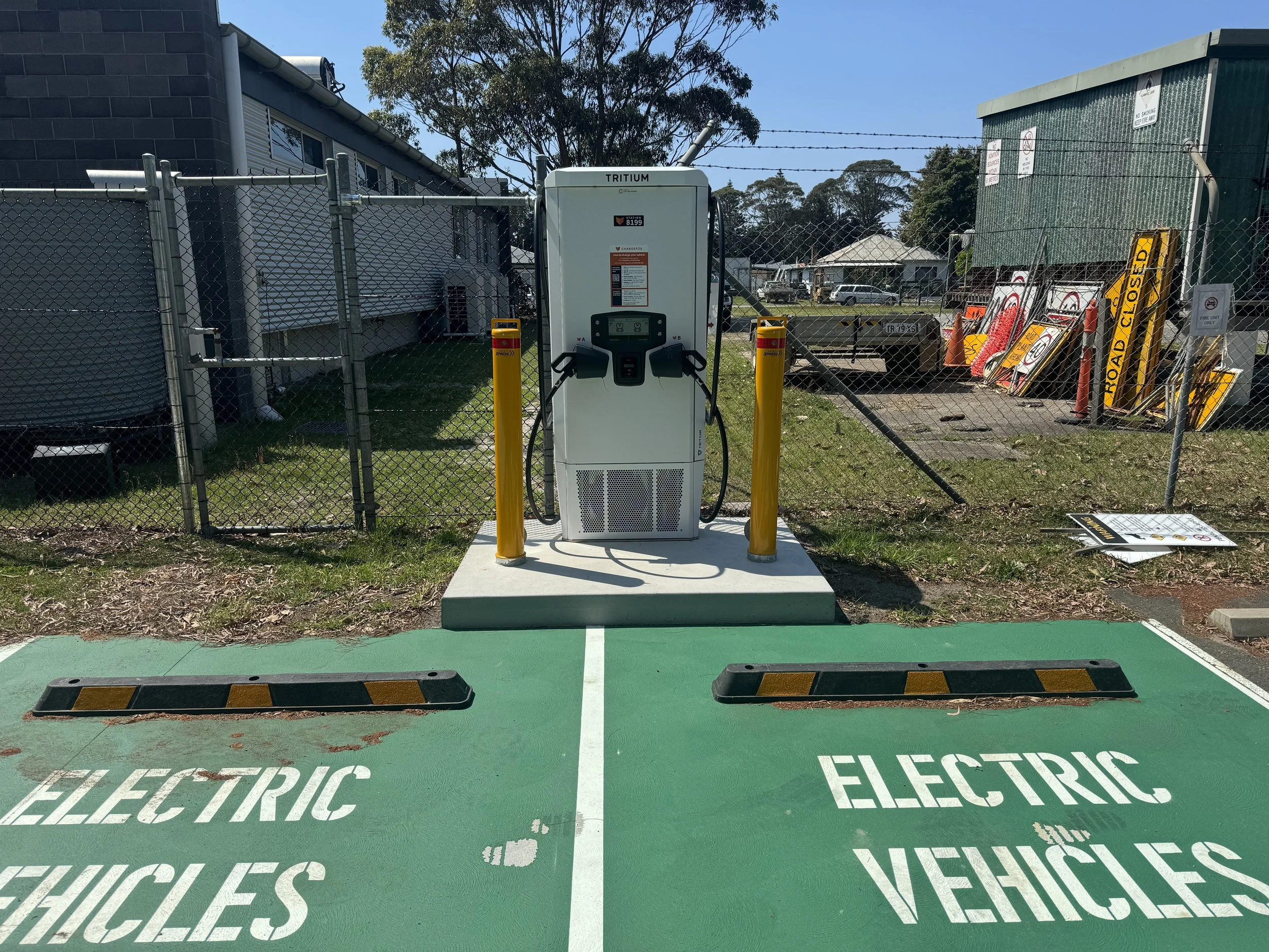 Electric Vehicle Charging Station installed in Narooma