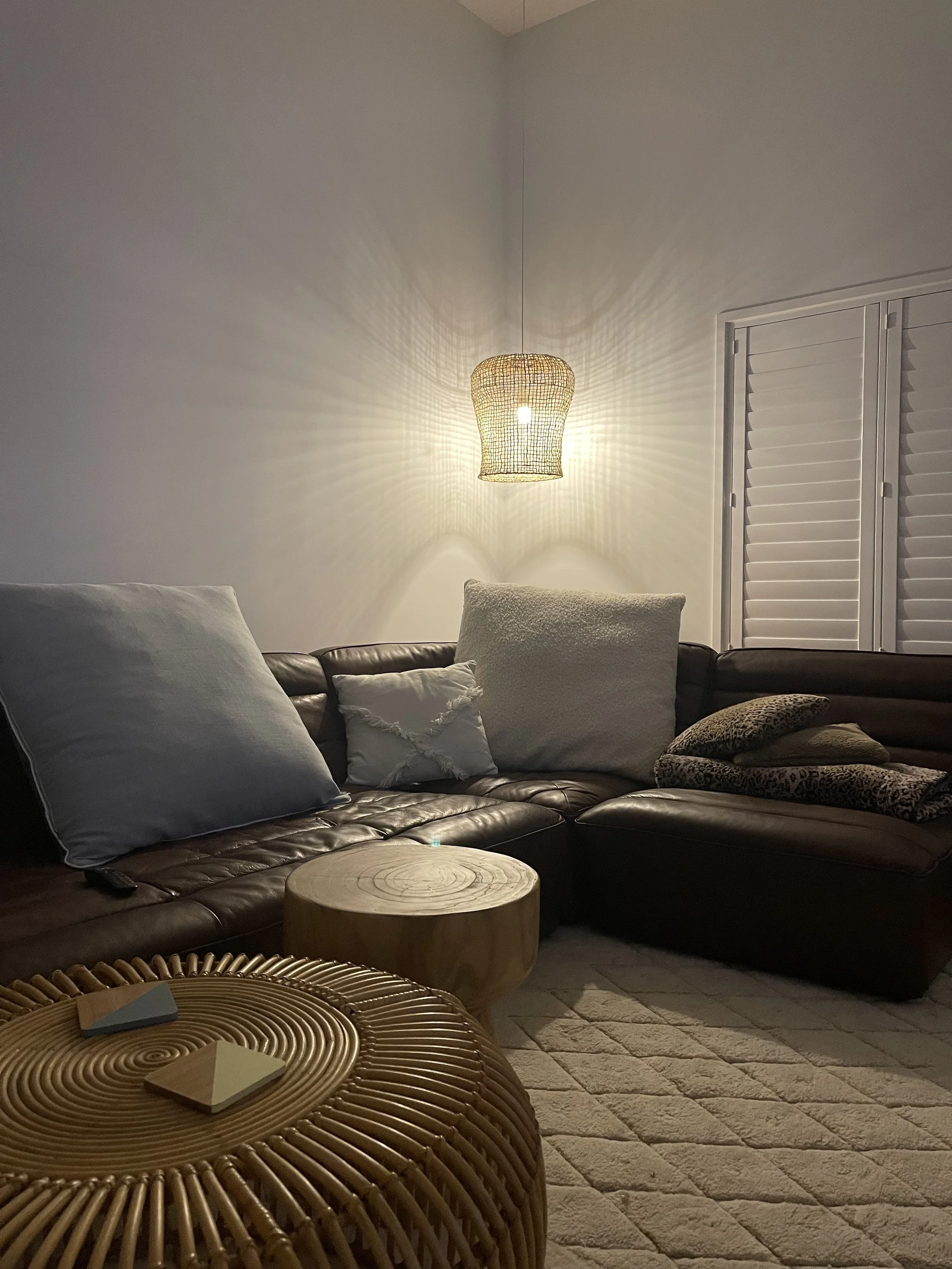 living room mood lighting  - Cowley Electrical installation