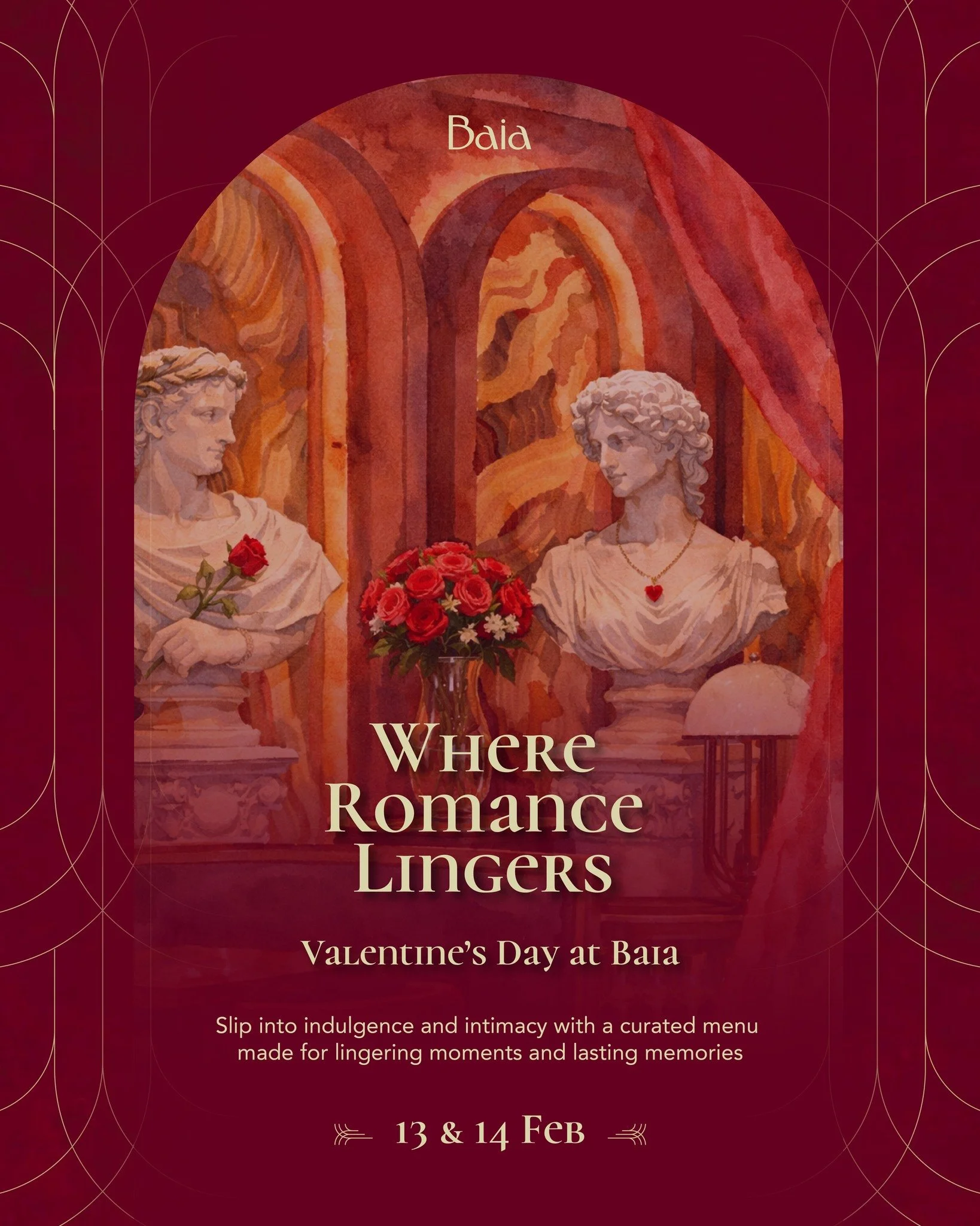 Love is turning up this Valentine&rsquo;s Day with a little indulgence and a lot of chemistry. ❤️&zwj;🔥

Begin with our hamachi tartare, let wild seabass or grilled wagyu sirloin do the talking, and finish with the Queen of Hearts Sundae right on cu