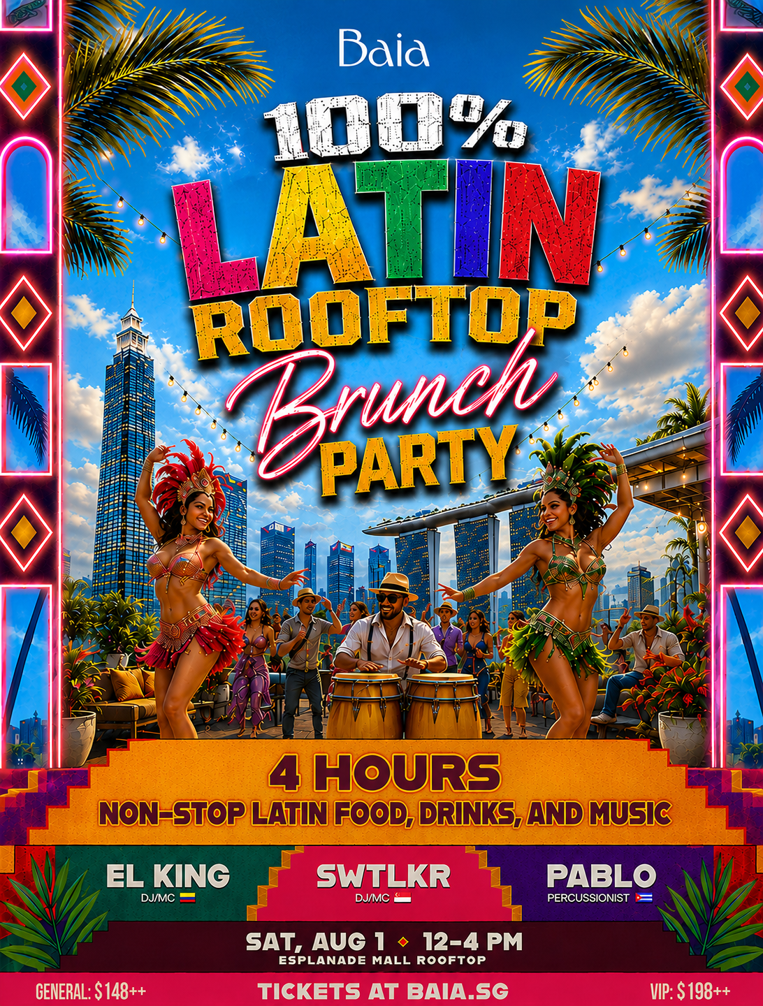 100% Latin Brunch Party