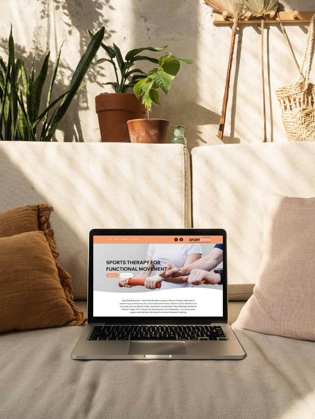 Sport Rehab Dunedin | Website Design ➝