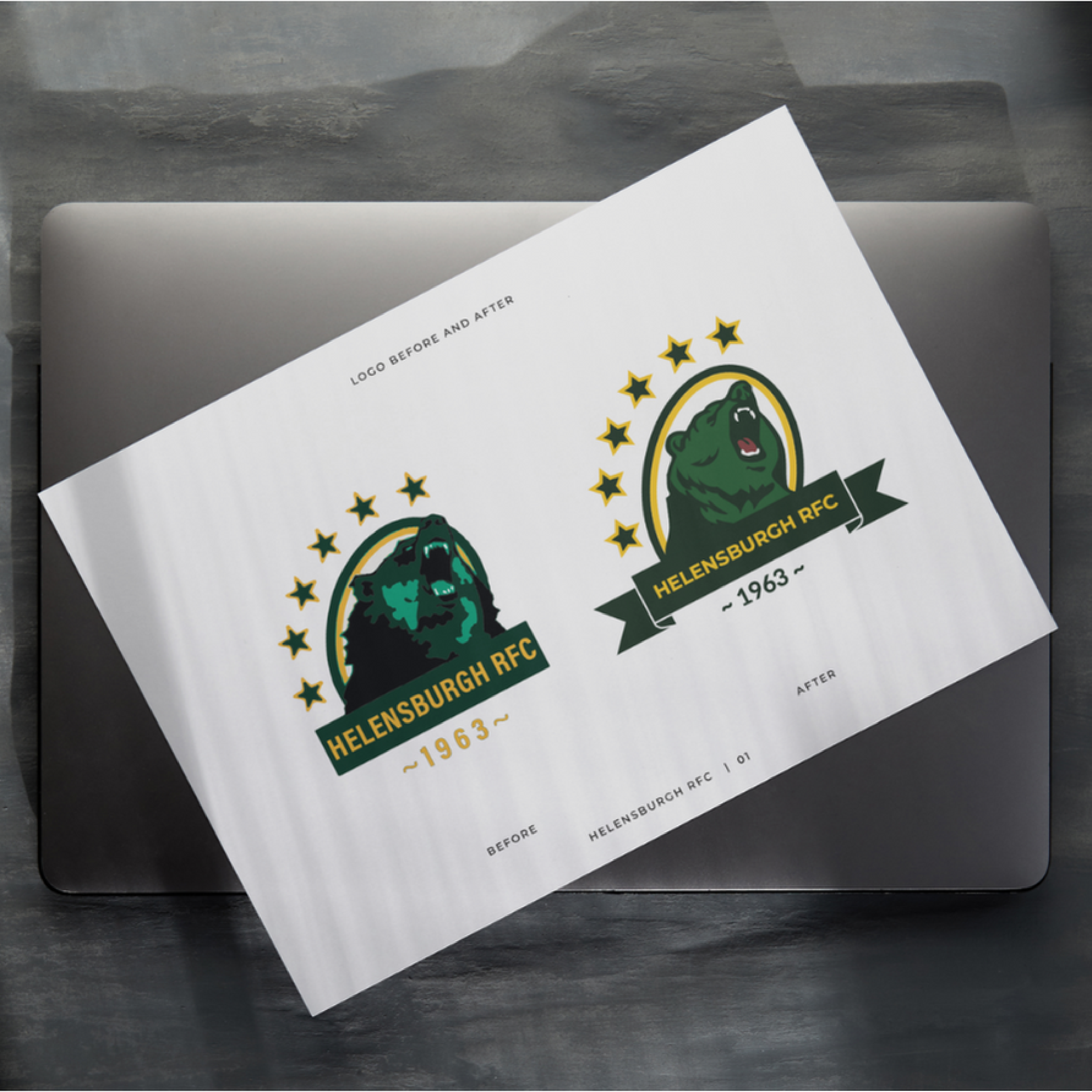 Helensburgh RFC | Logo Tidy Up ➝