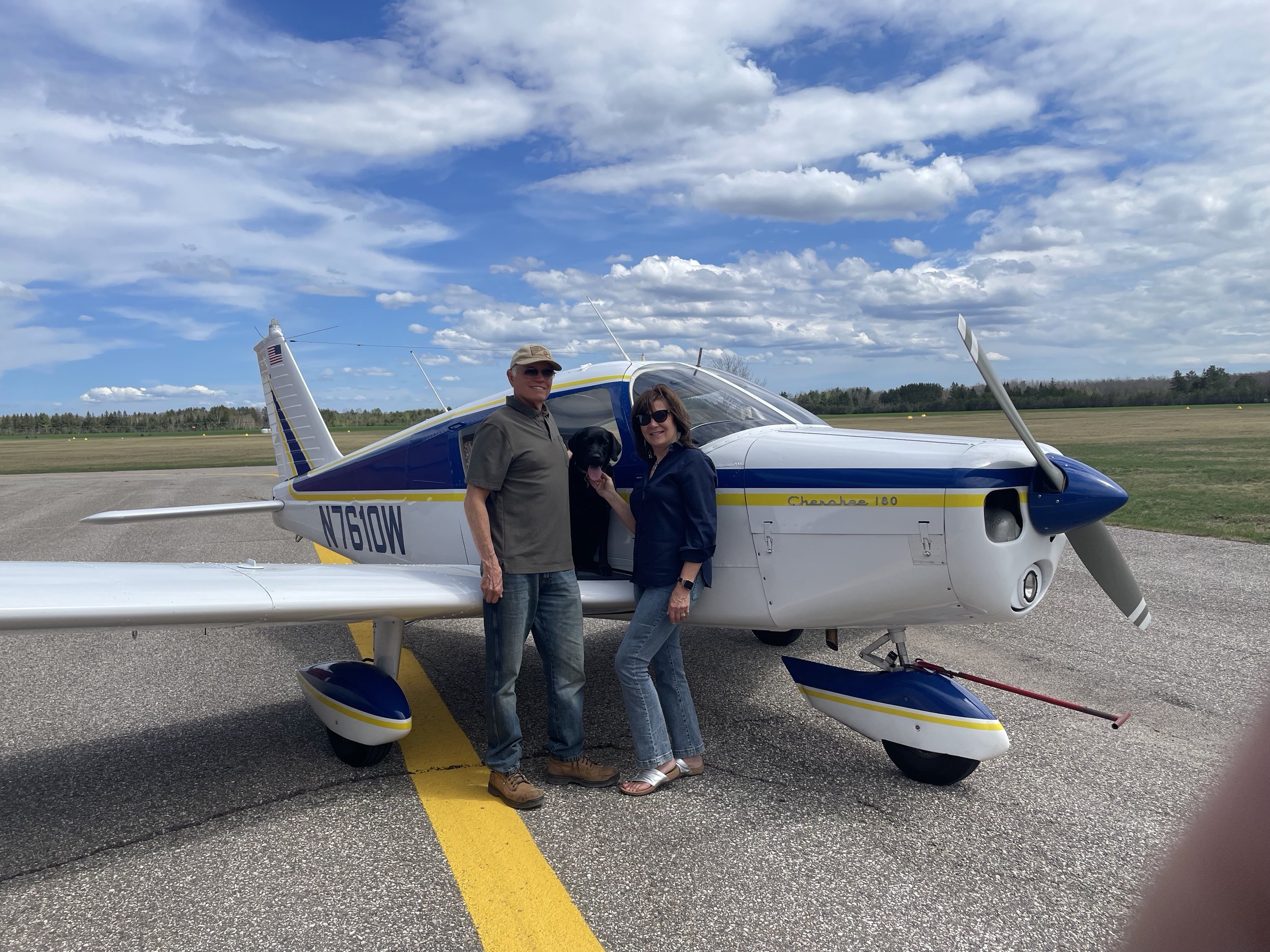 Plane pic w G, G and me.jpeg