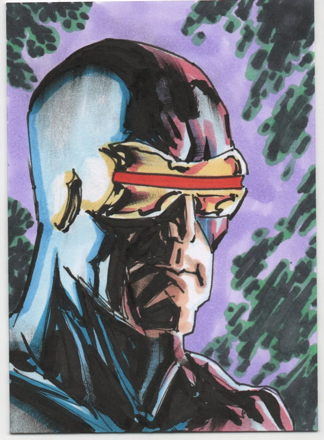 Cyclops Sketch Card Original