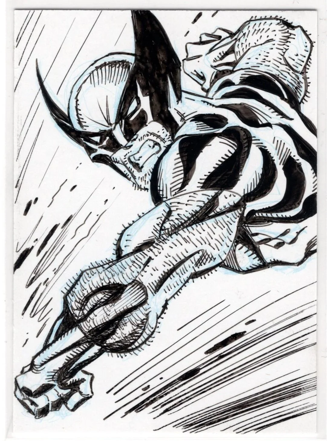 Wolverine X-Men Sketch Card Original