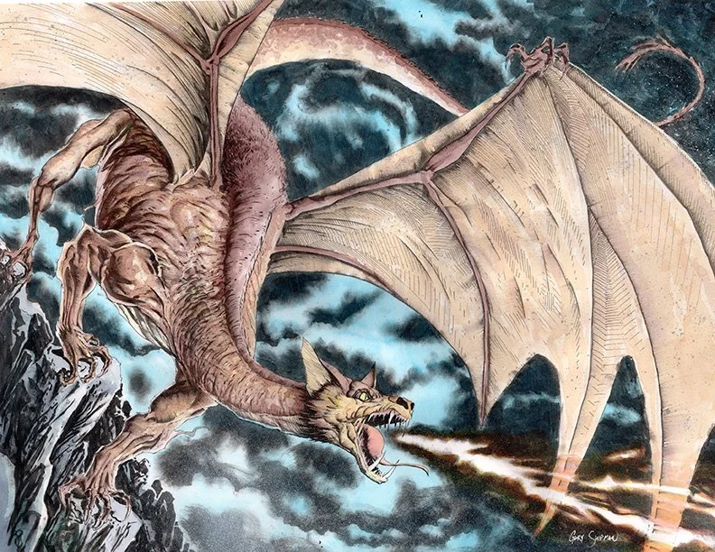 Smaug Art Print