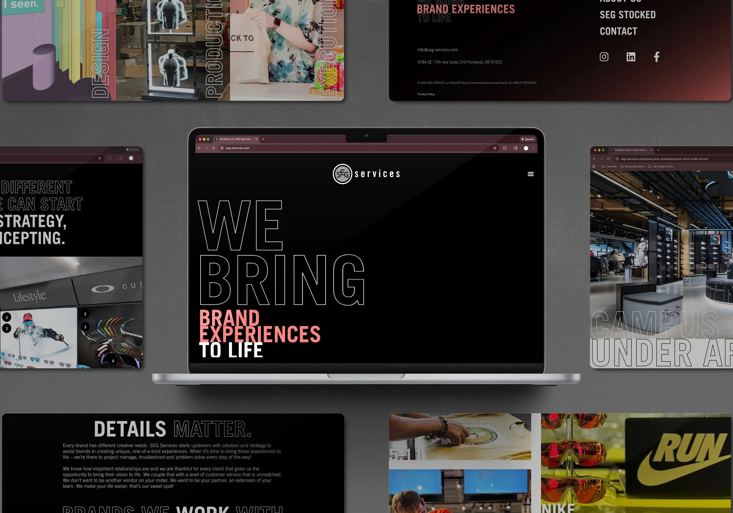 SEG Services Website Redesign