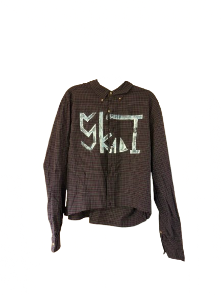 Long Sleeve Screen-Printed Polo