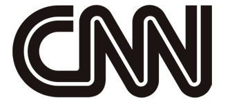 CNN logo in black and white