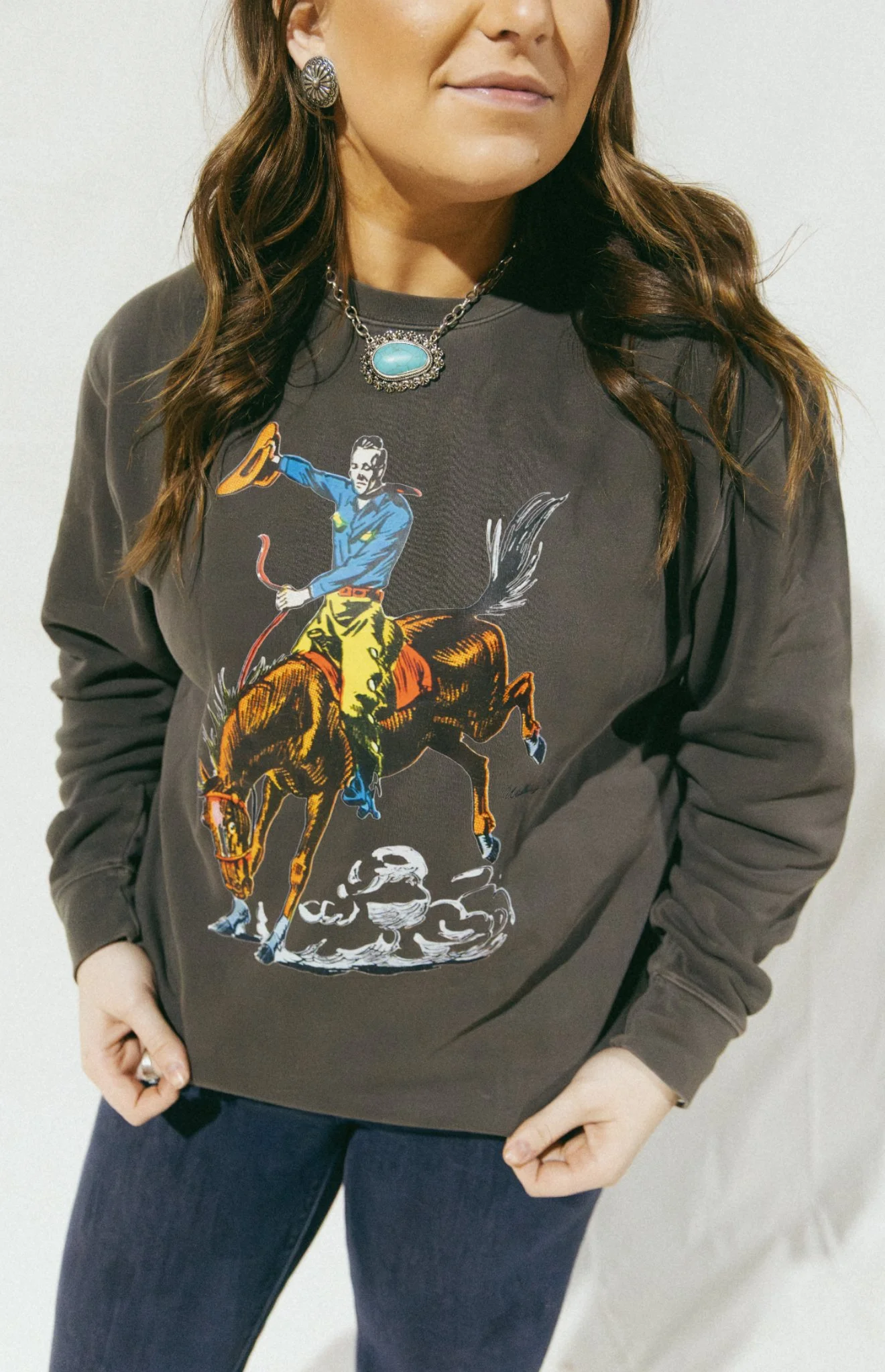 The vintage cowboy  sweatshirt