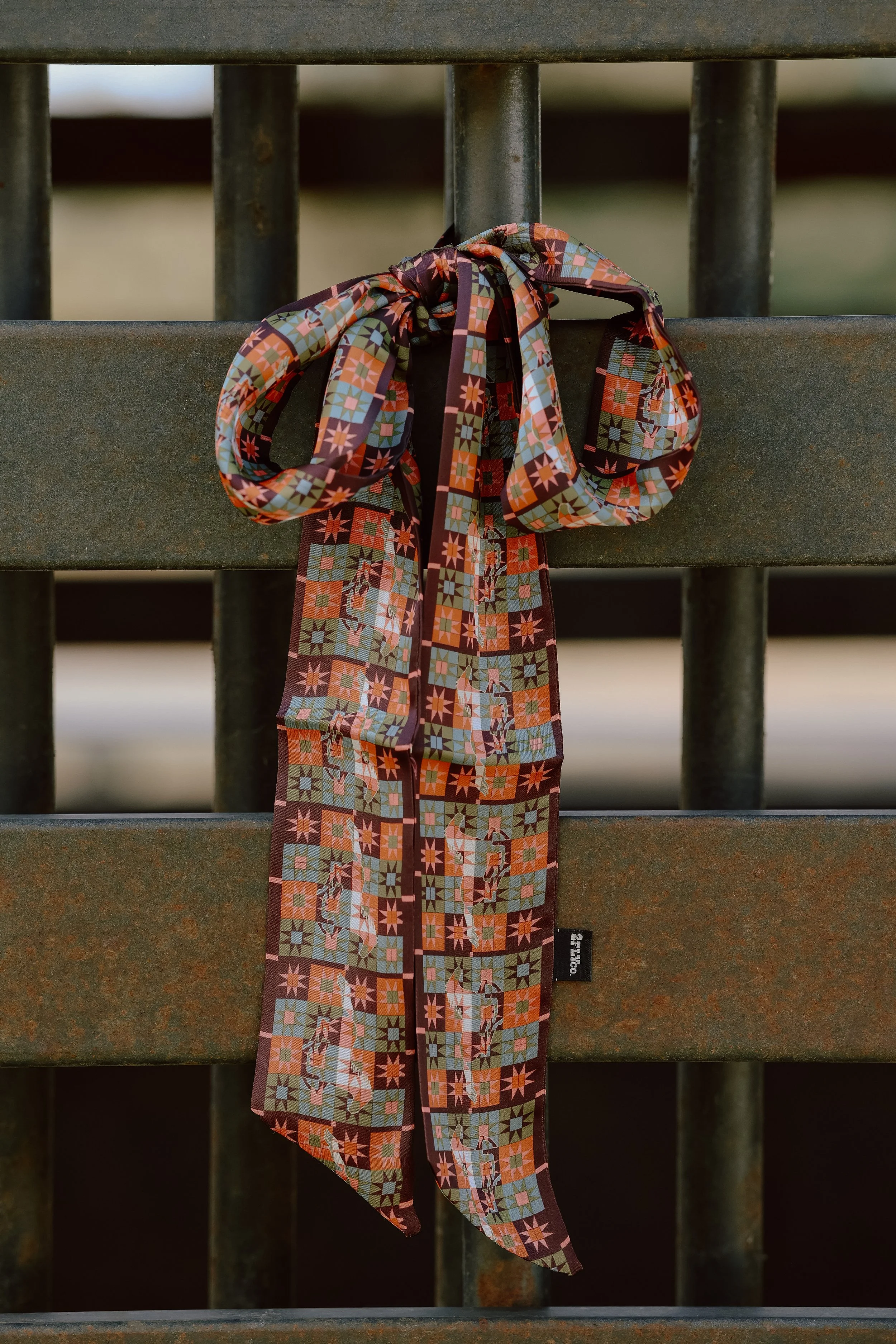 The Cowgirl Patchwork Twilly
