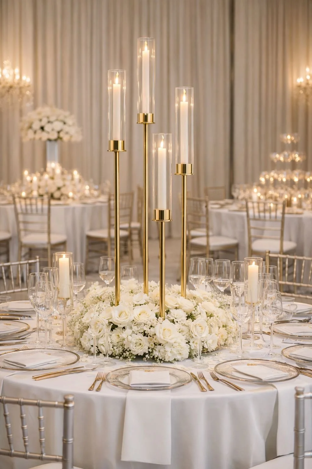 5 Heads candelabra stand