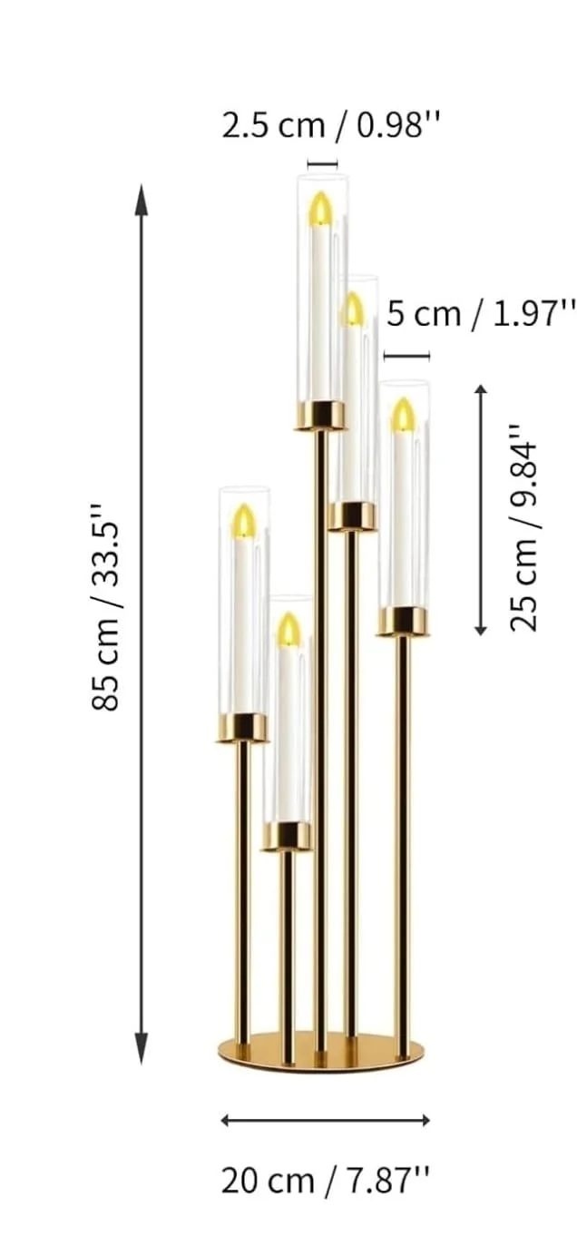 5 Heads candelabra stand