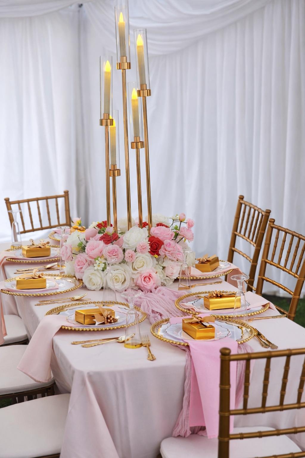 5 Heads candelabra stand