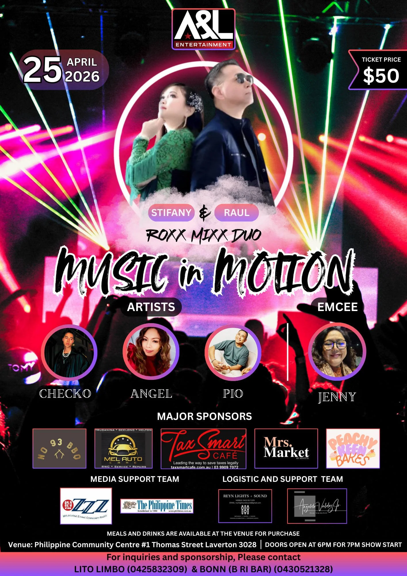 Music in Motion Event