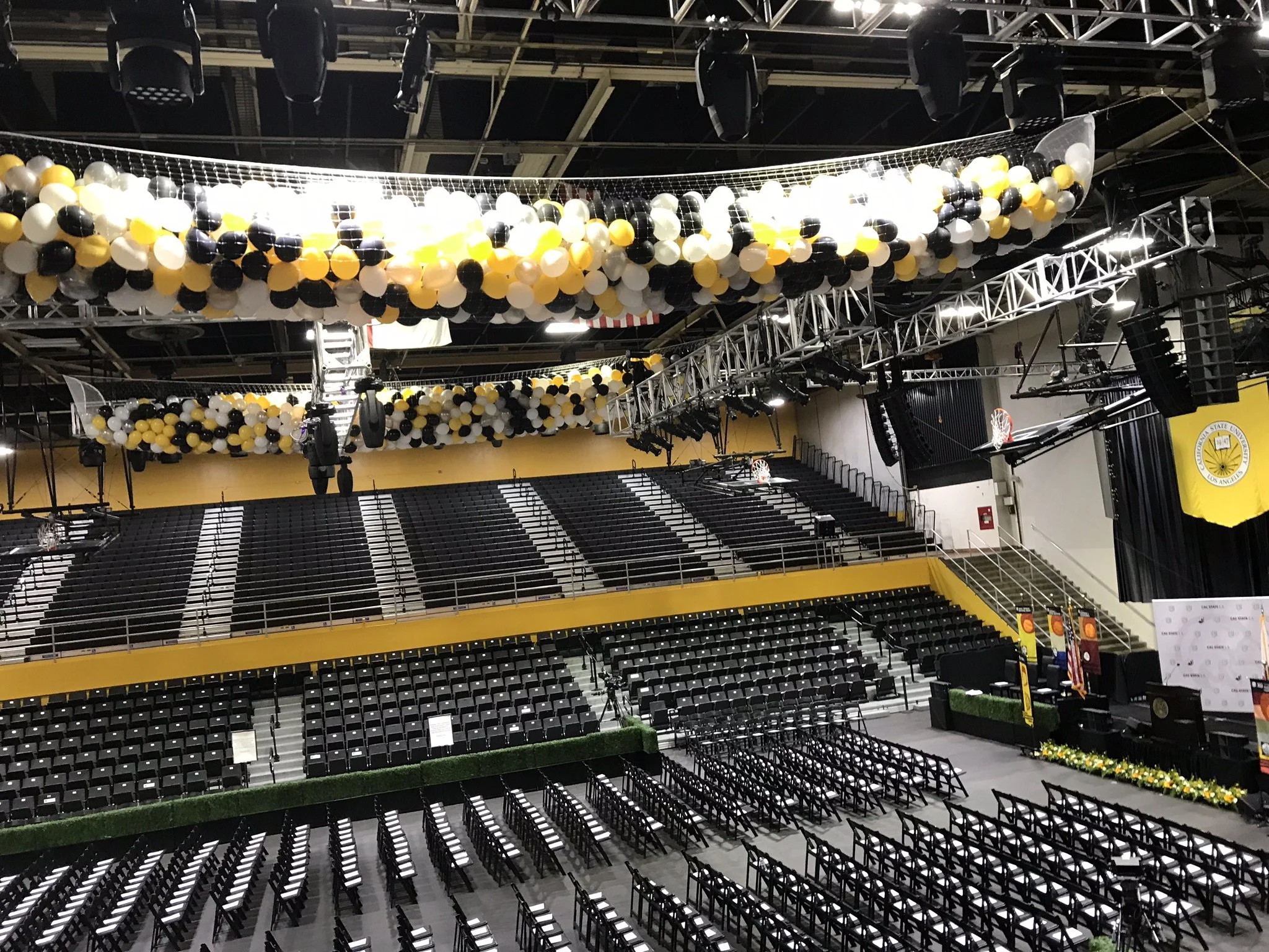 BALLOON DROP NET - 45ft x 4.5ft