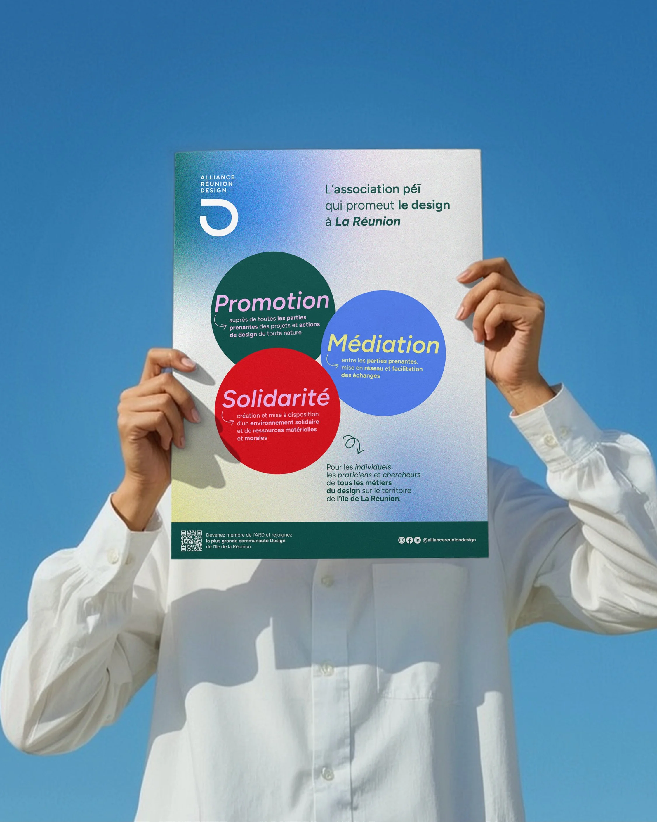 Alliance Réunion Design - Association de designers de La Réunion - Développement de l'identité graphique (hors création du logotype)
