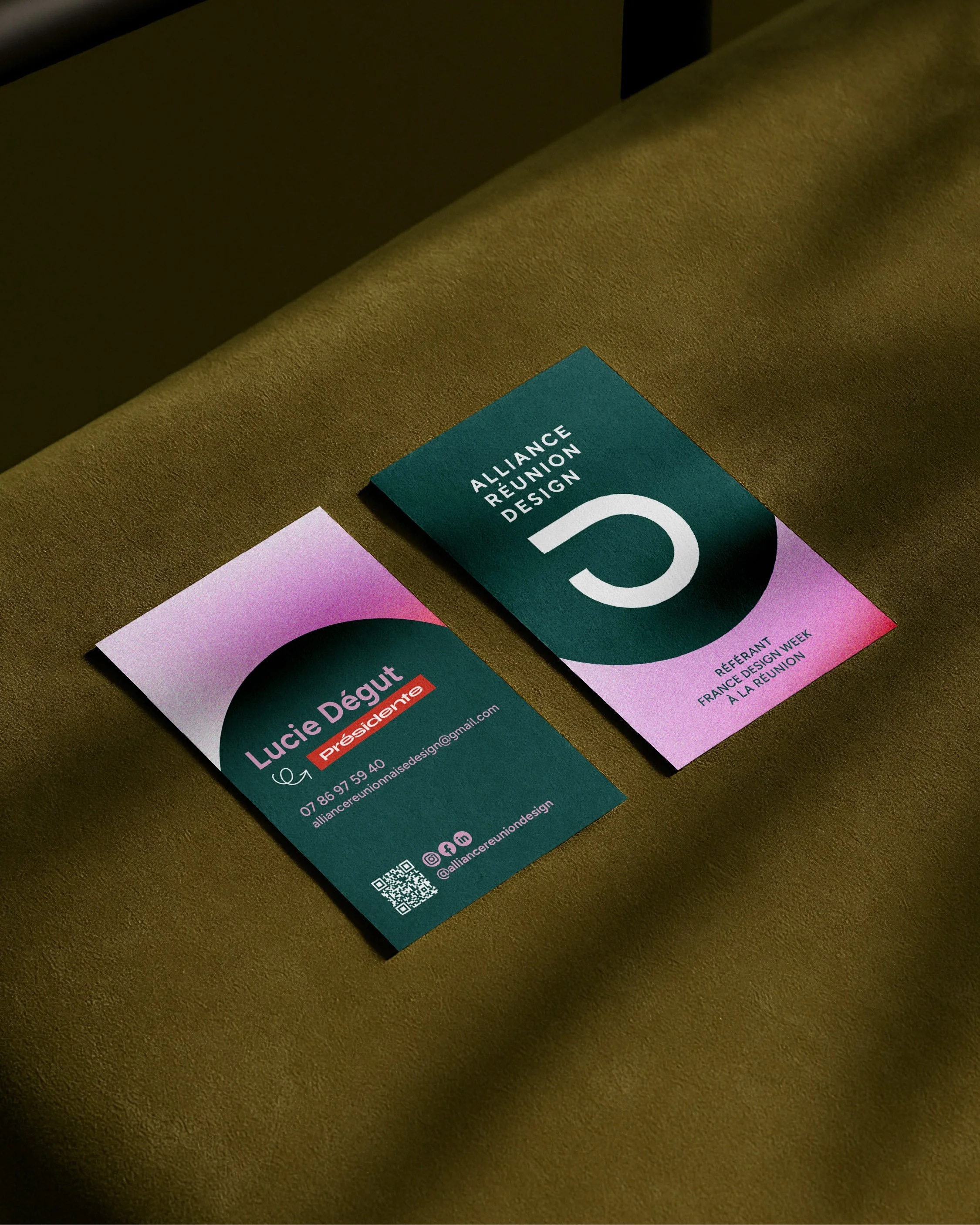 Alliance Réunion Design - Association de designers de La Réunion - Développement de l'identité graphique (hors création du logotype)