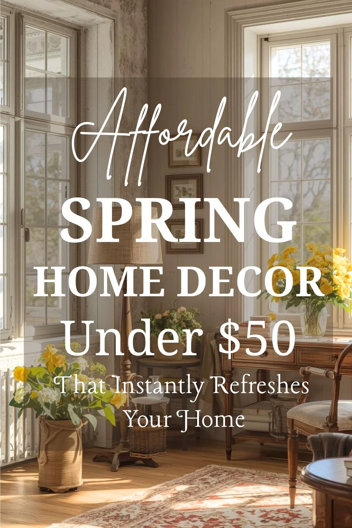 Affordable Spring Home Decor Under $50 That Instantly Refreshes Your Home