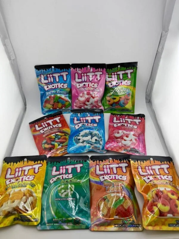 Litt Exotics 1000mg Gummies (10 per package)