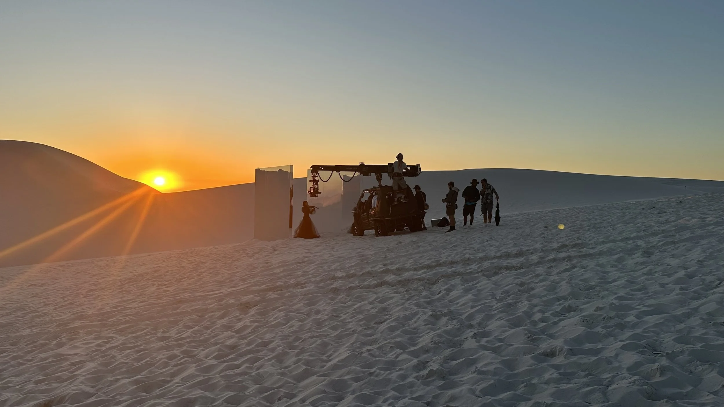 Groundglass behind the scenes / film