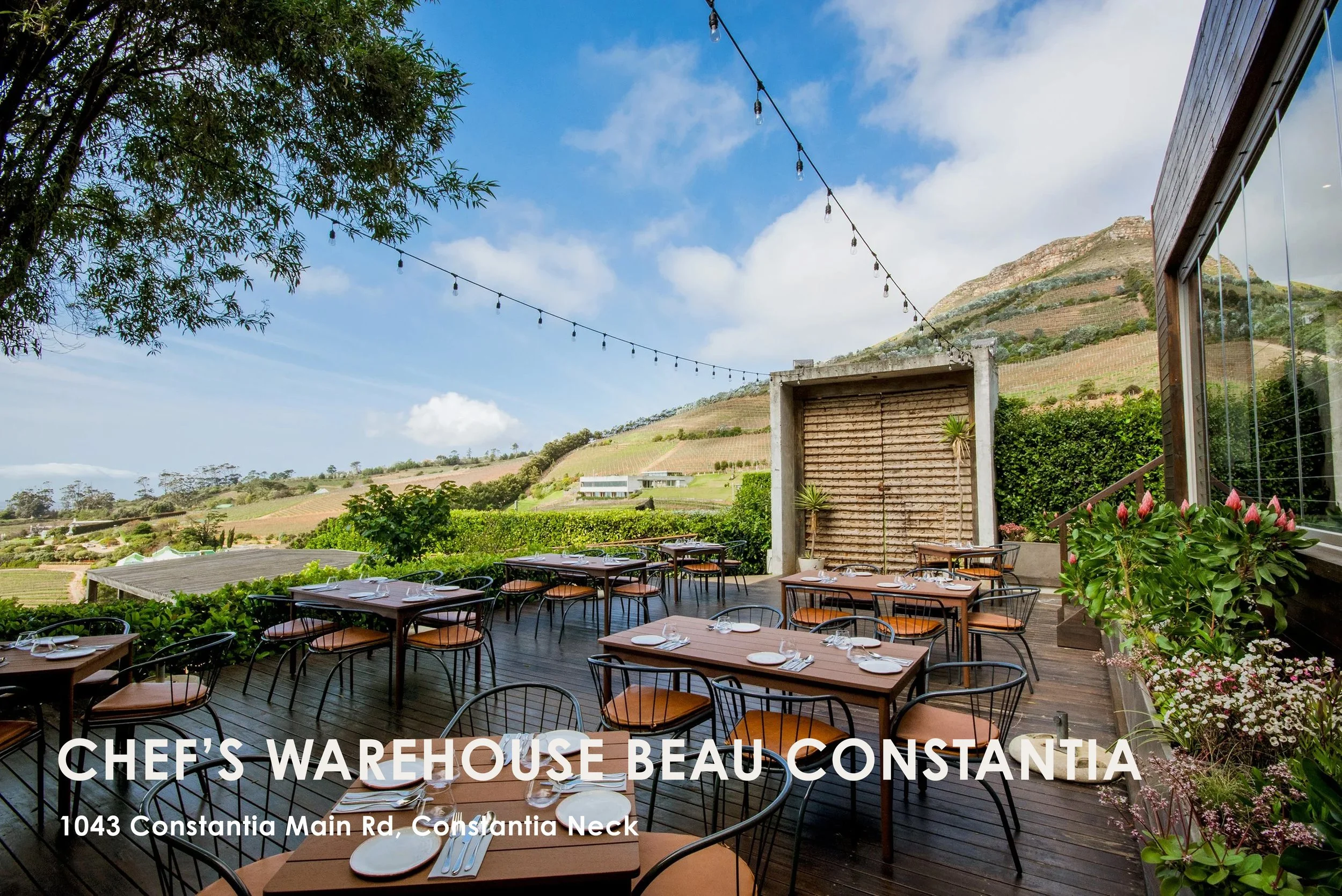 Liam Tomlin’s Chef’s Warehouse has been consistently ranked as one of the best restaurants in Cape Town.  The two main branches serving tapas style set menus are Beau Constantia (South-East Asian flavours) and Tintswalo (focused on marine produce wit