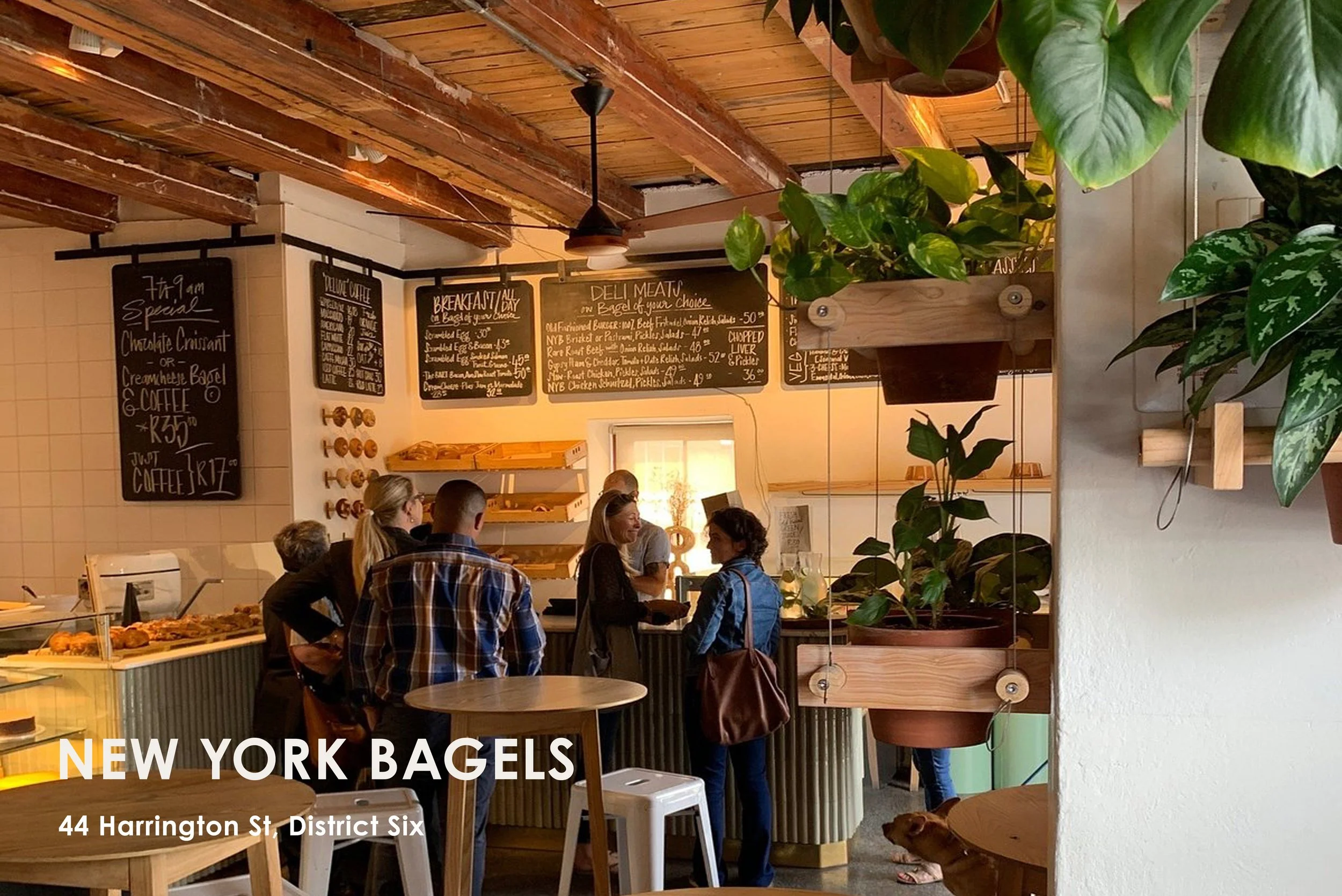 New York Bagels is Africa’s only dedicated Bagelry, specialising in traditional boiled and baked New York-style Bagels, offering 13 different varieties. This unique family-run Deli is known world-wide for it’s traditional Jewish specialties such as c