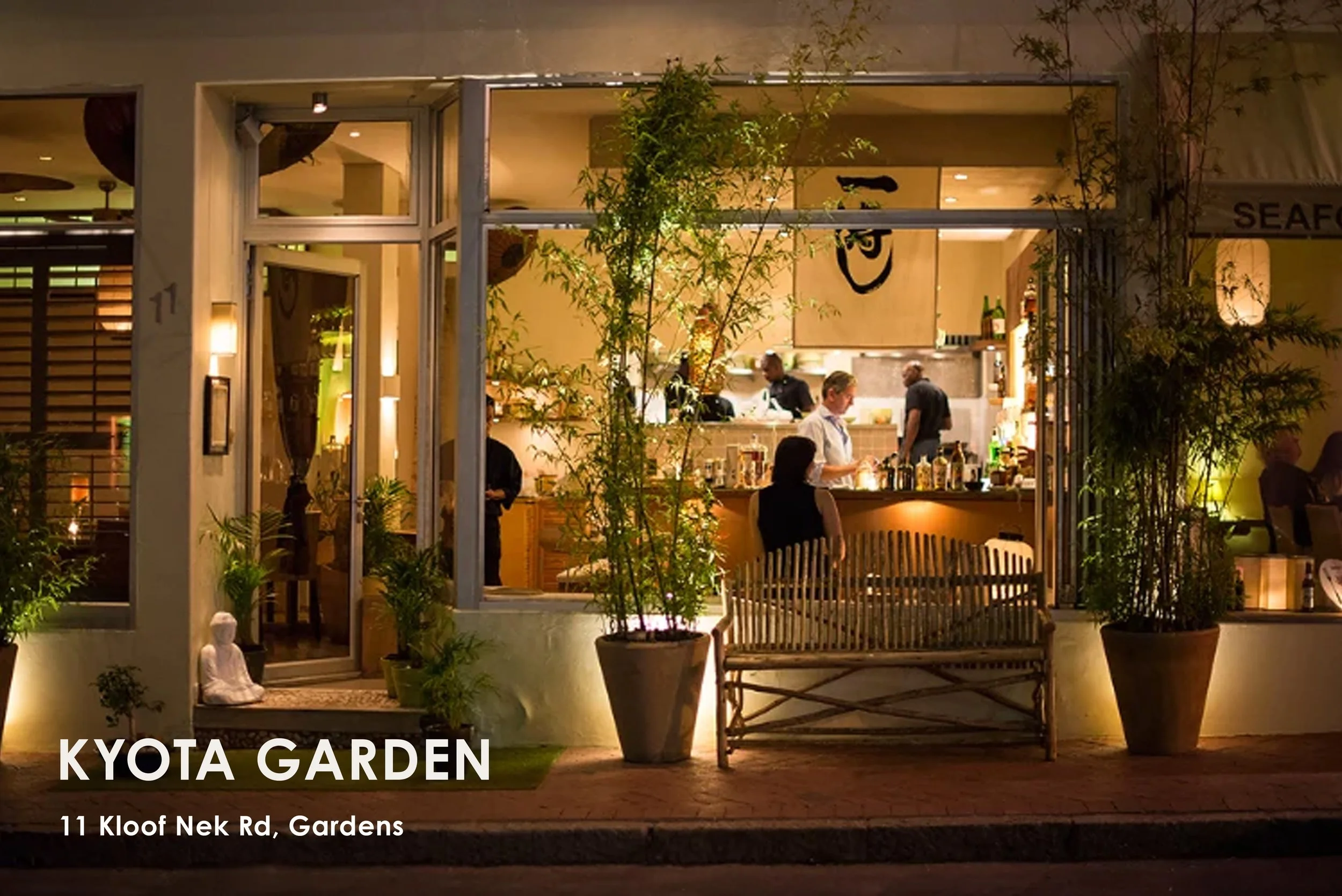 An oasis of calm in the bustling hub of Kloof Nek, Kyoto Garden showcases authentic Japanese cuisine through a diverse range of globally sourced seafood. Enjoy the food with your choice of Japanese whisky from the largest collection in South Africa.