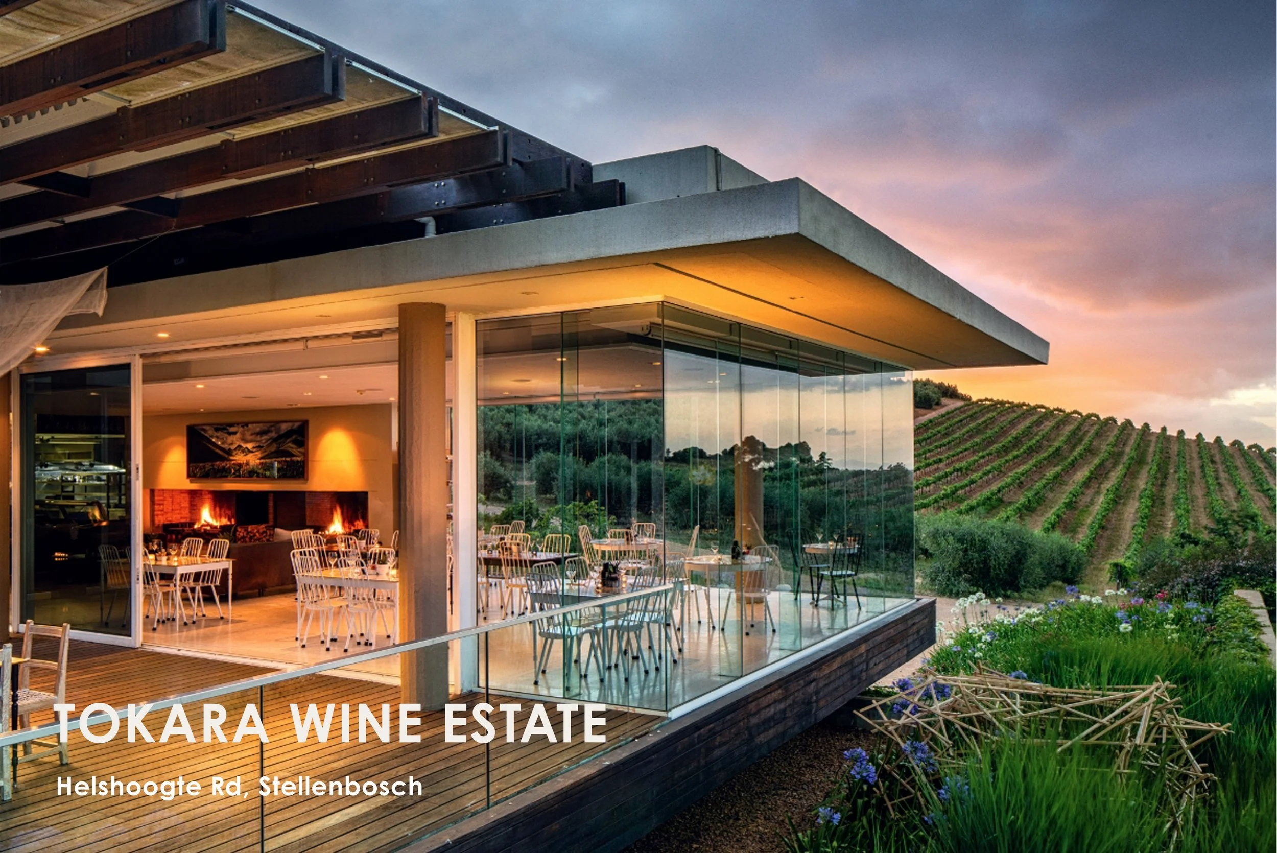 With various dining spaces, wine & olive oil tastings, an art gallery and sculpture garden, interlinked by walks between olive groves and vineyards, Tokara is the perfect day out.  The World’s 50 Best Restaurants included the restaurant in the “50 Be