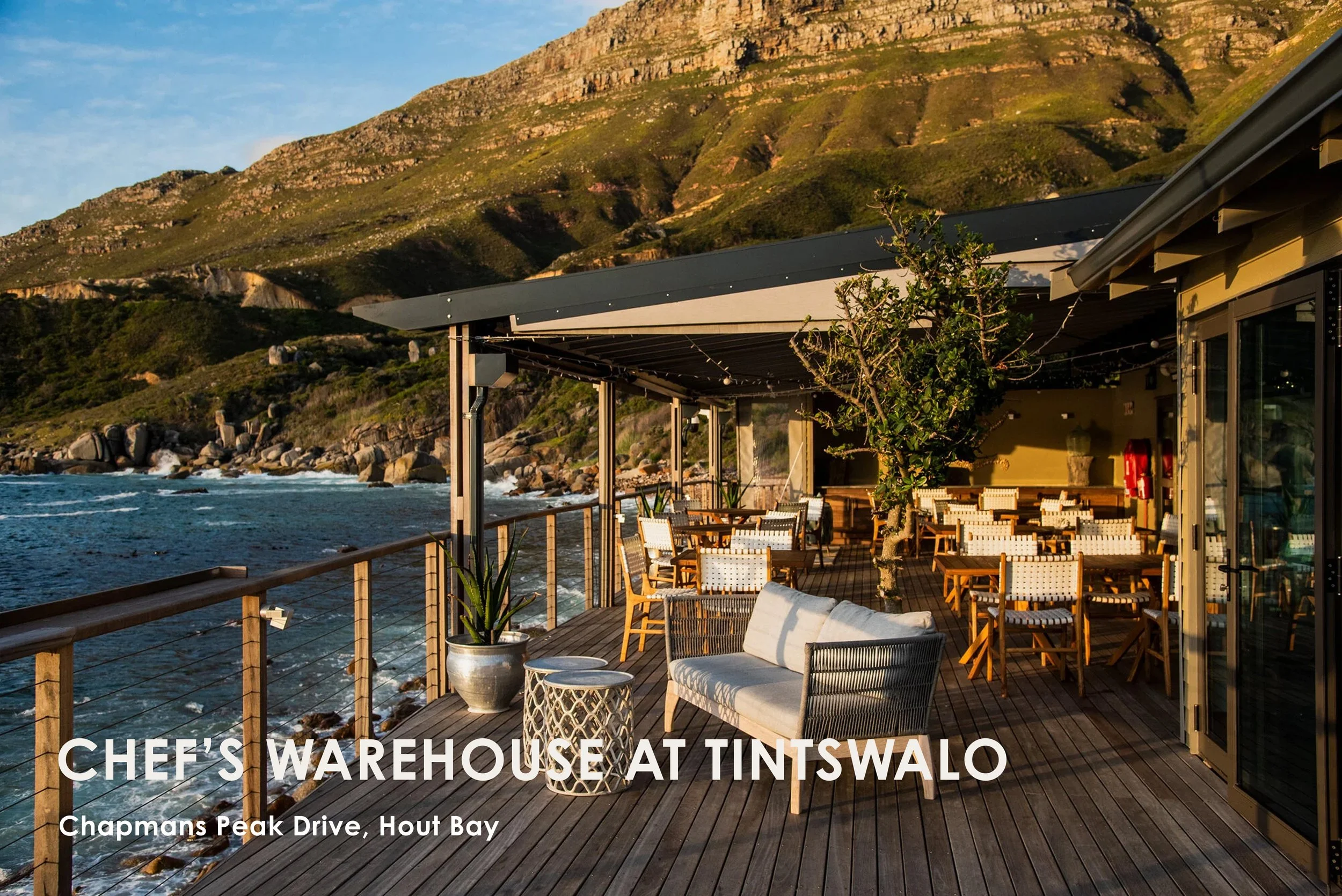 Liam Tomlin’s Chef’s Warehouse has been consistently ranked as one of the best restaurants in Cape Town.  The two main branches serving tapas style set menus are Beau Constantia (South-East Asian flavours) and Tintswalo (focused on marine produce wit