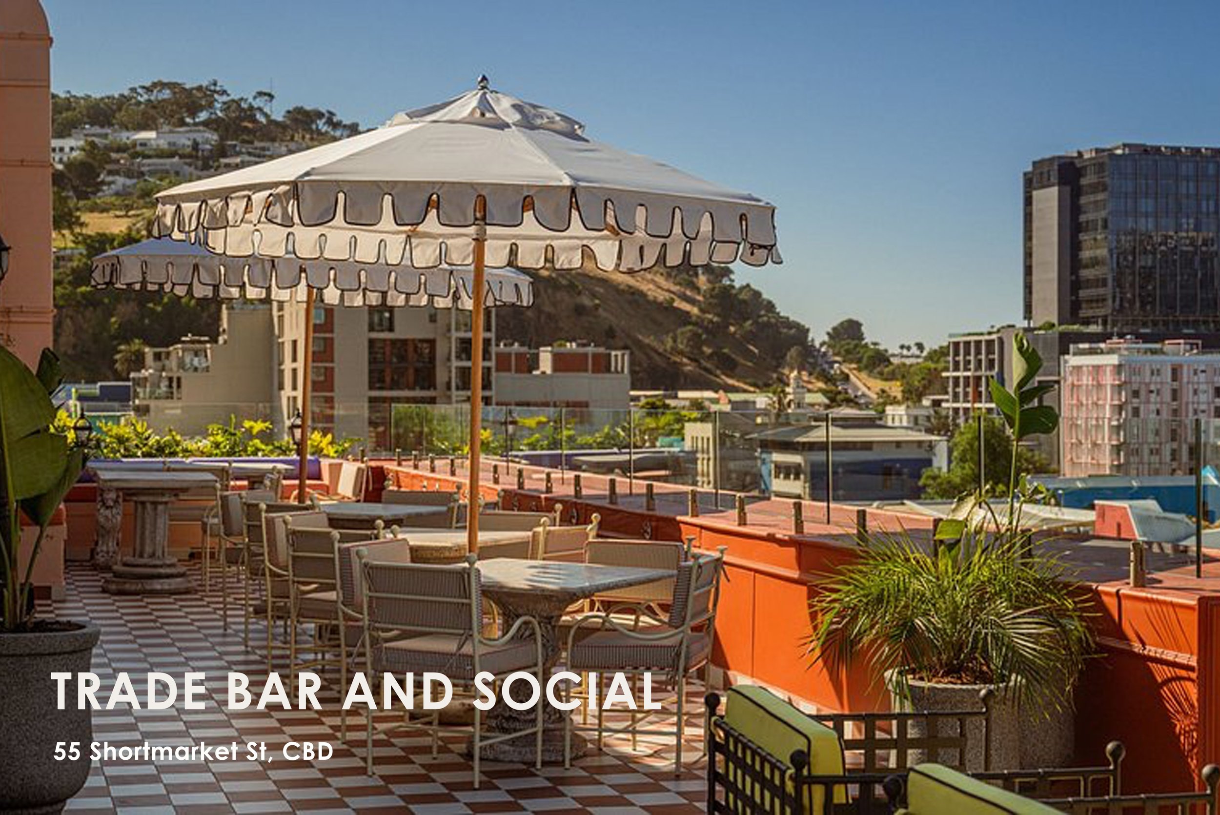 Savor the flavors of The The Trade Bar & Social, where exceptional food is served poolside. Choose from light, flavorful snacks or more indulgent dishes such as steak frites and grilled calamari. Whether you’re snacking, dining, or simply soaking in 