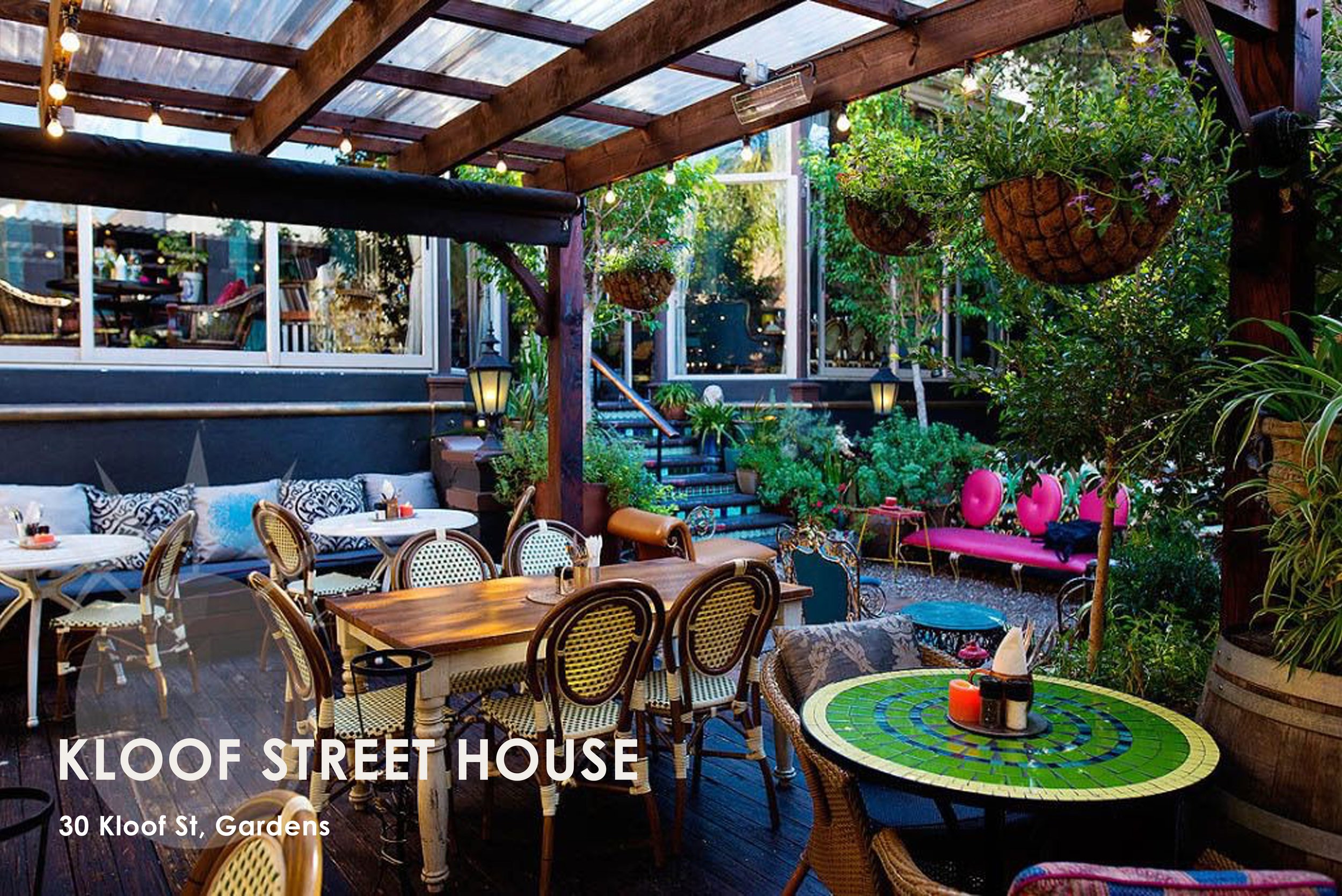 Set in a magnificent Victorian house with a collection of interesting rooms and spaces next to a fairy-lit garden.  A brasserie-style menu and cocktails can be enjoyed under the trees or in the cosy ambience indoors.