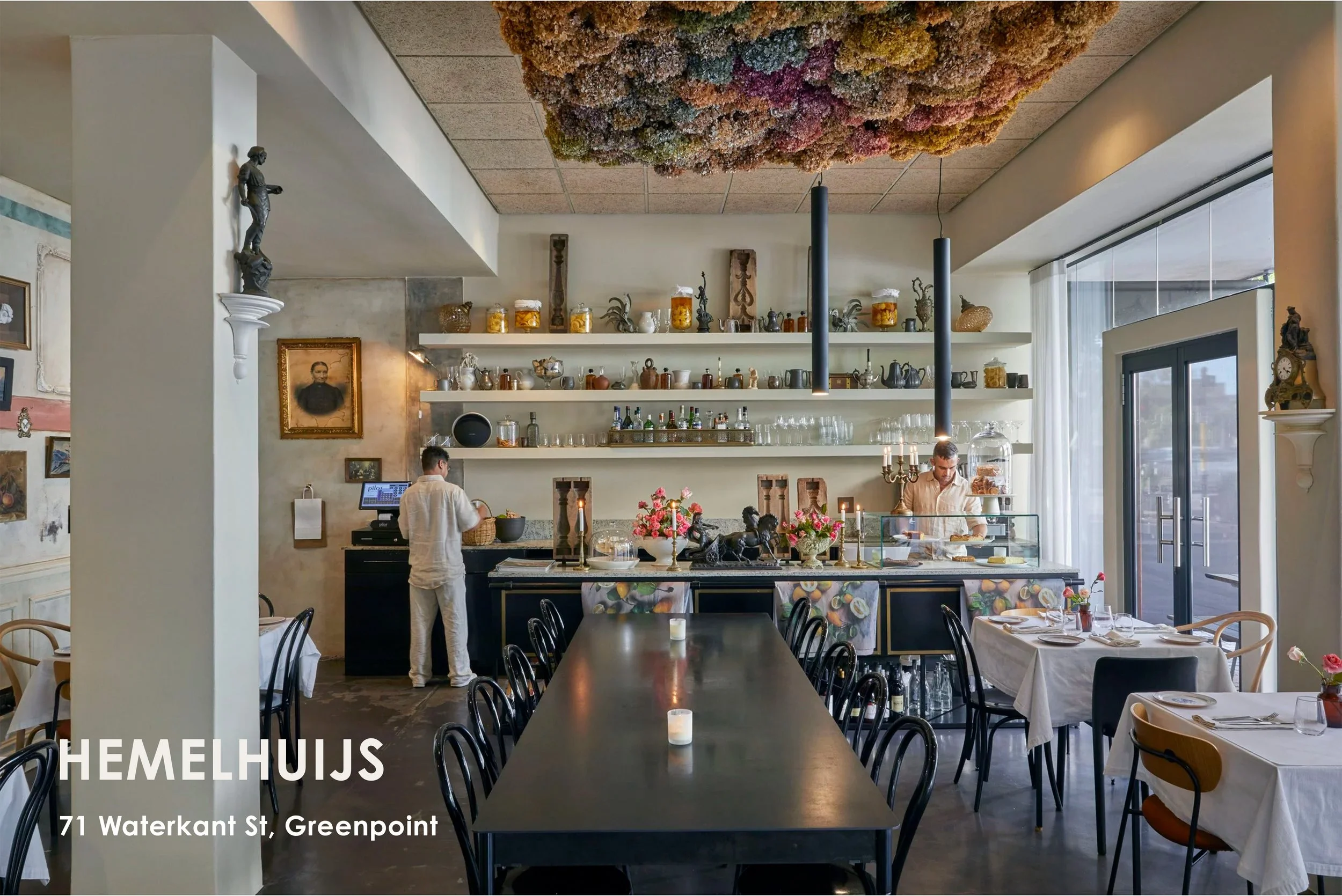 Housed in an original Cape heritage building, with a balcony bookended by orange trees, Between Us shimmers: immaculate flavours, ethereal flower displays, hand-thrown ceramics, curated artworks. 
