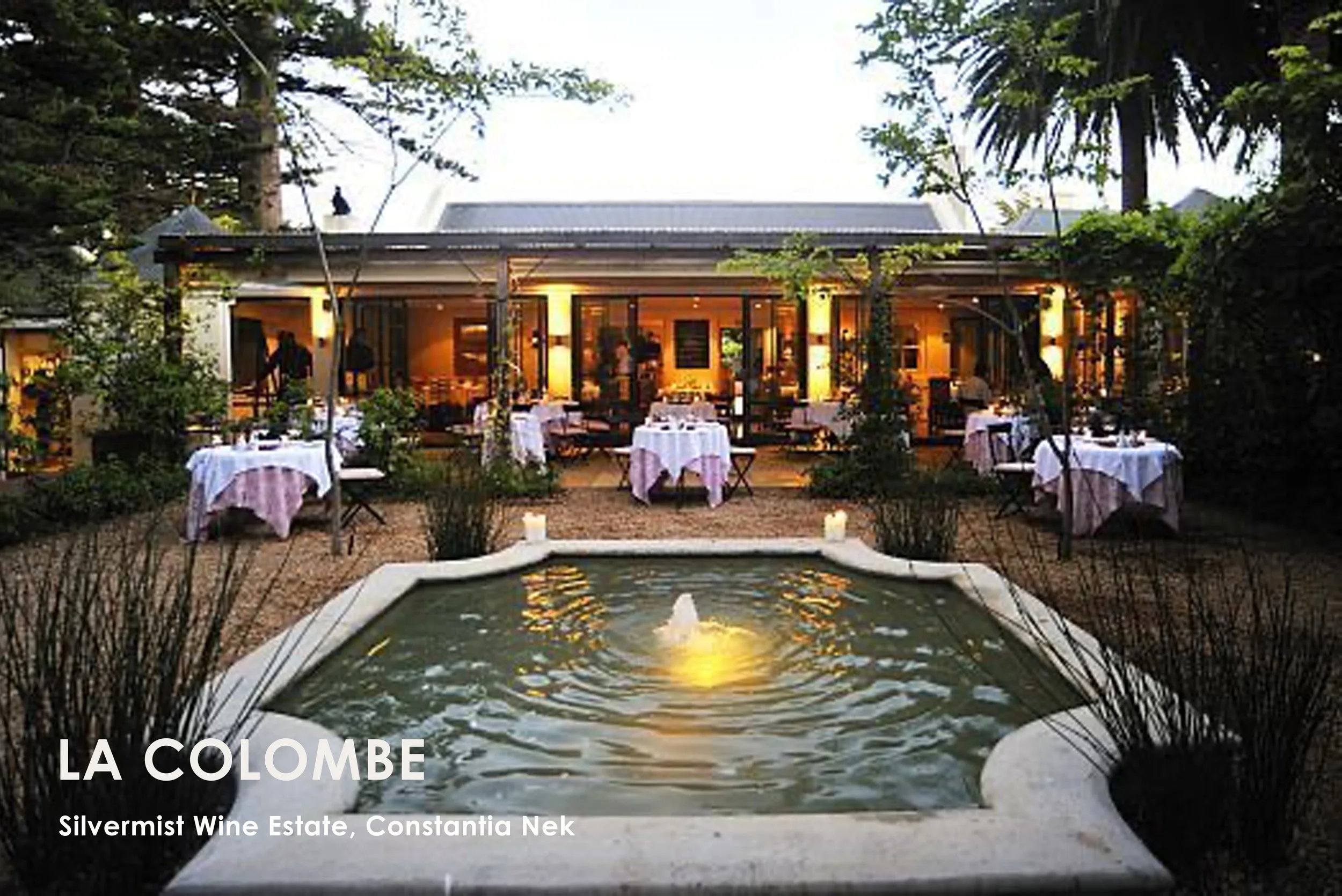 High up on the slopes of the Constantiaberg mountains lies Eat Out’s Best Restaurant in South Africa 2019 and number 56 in The World’s 50 Best Restaurants for 2022.  Expect French-Asian dishes using foraged ingredients that they magically finesse int